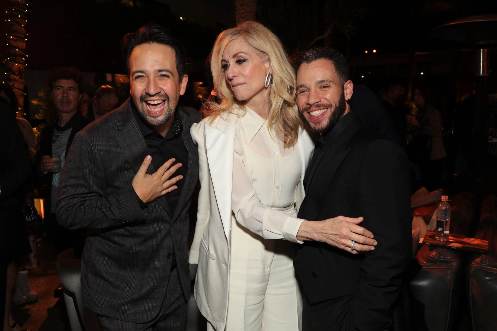 Judith Light, Lin-Manuel Miranda, and Robin de Jesus at an event for tick, tick... BOOM! (2021)