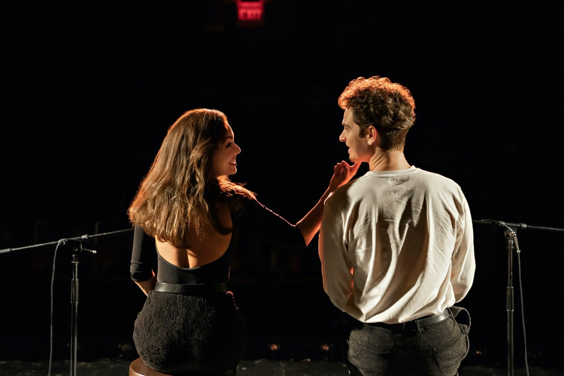 Vanessa Hudgens and Andrew Garfield in tick, tick... BOOM! (2021)