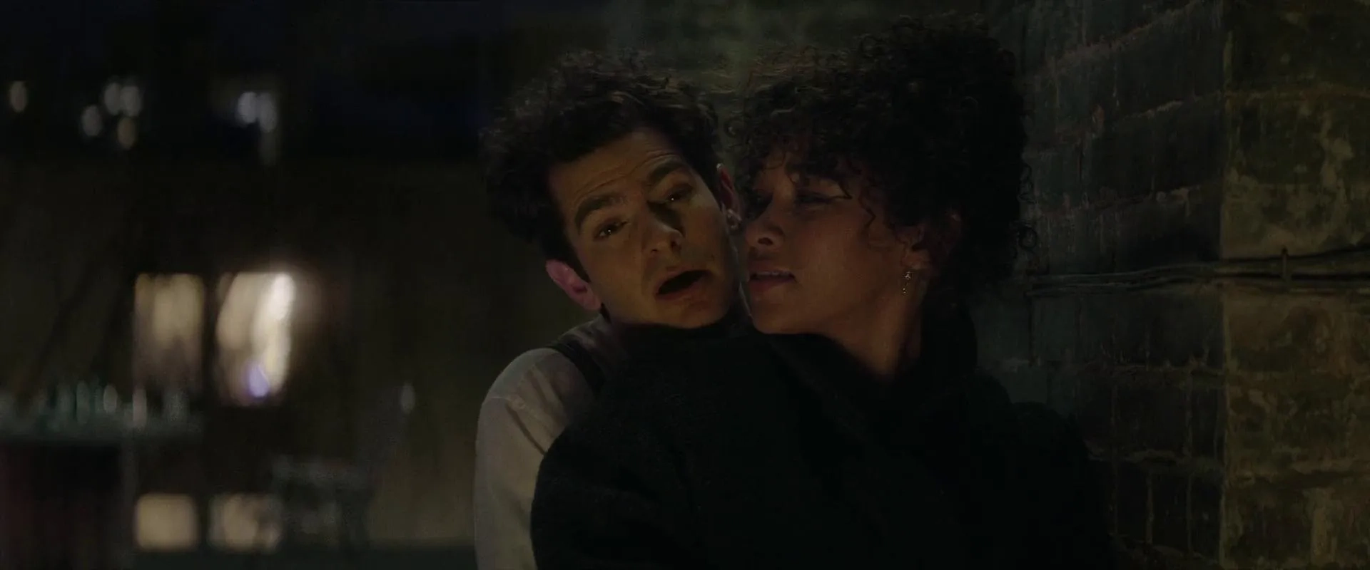 Andrew Garfield and Alexandra Shipp in tick, tick... BOOM! (2021)