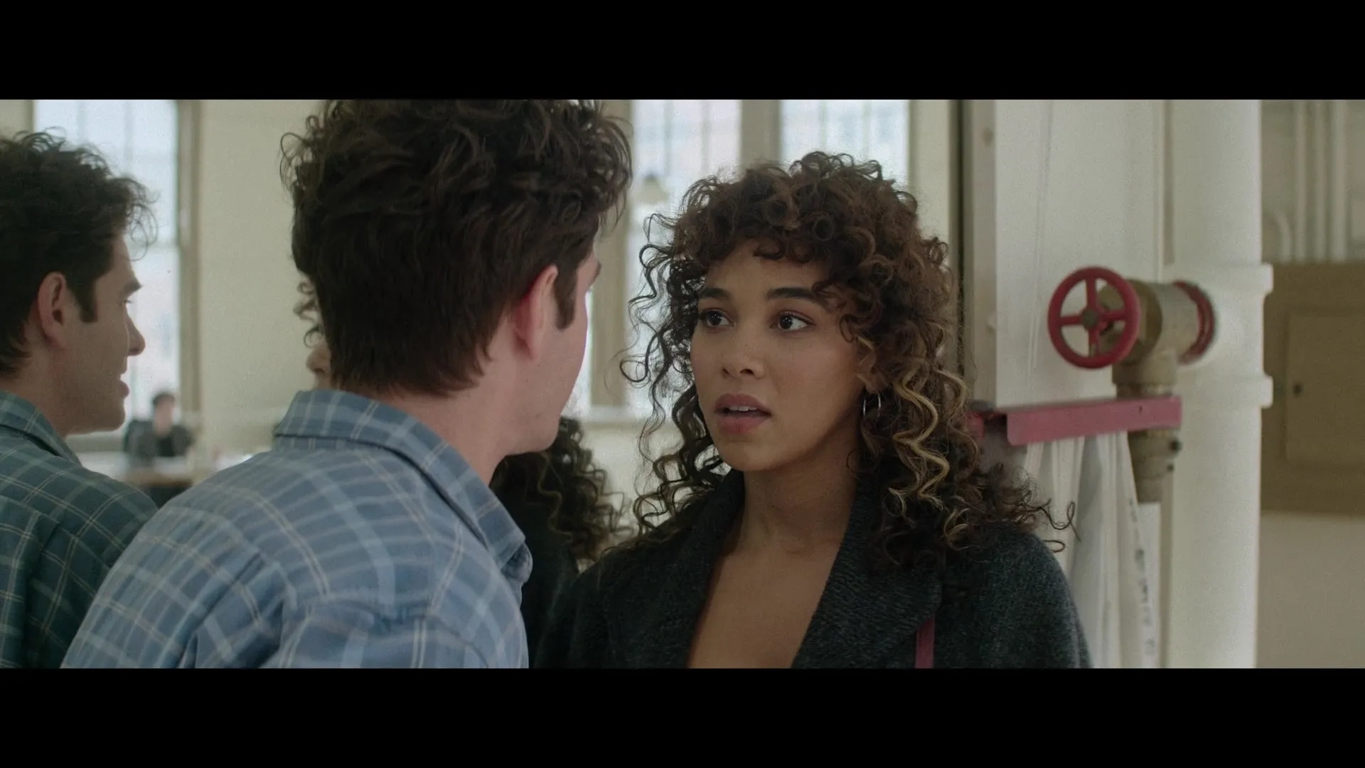 Andrew Garfield and Alexandra Shipp in tick, tick... BOOM! (2021)