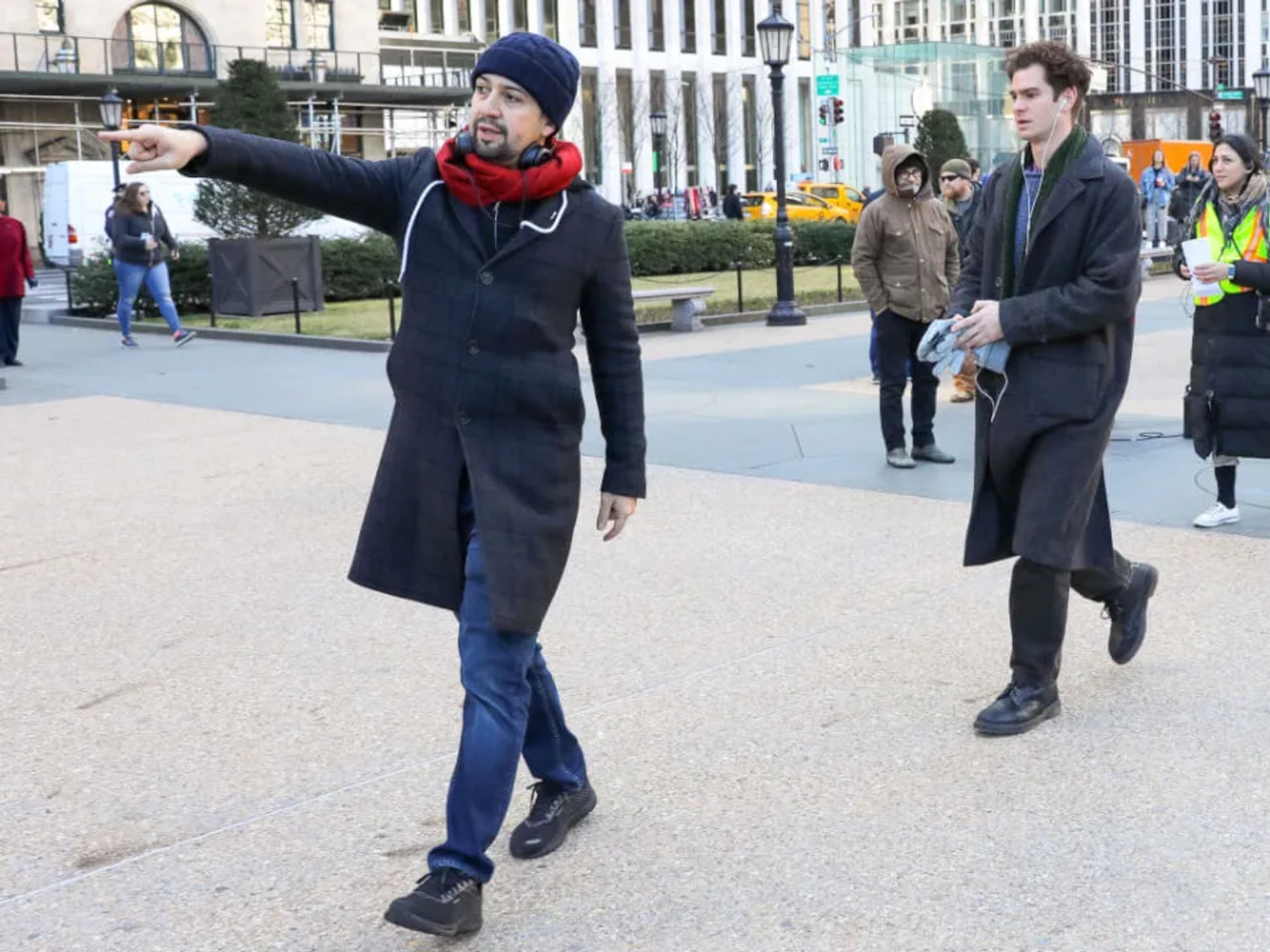 Lin-Manuel Miranda and Andrew Garfield in tick, tick... BOOM! (2021)