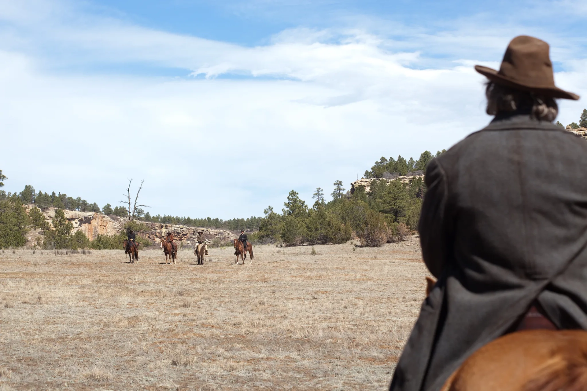 Jeff Bridges, Barry Pepper, and Bruce Green in True Grit (2010)