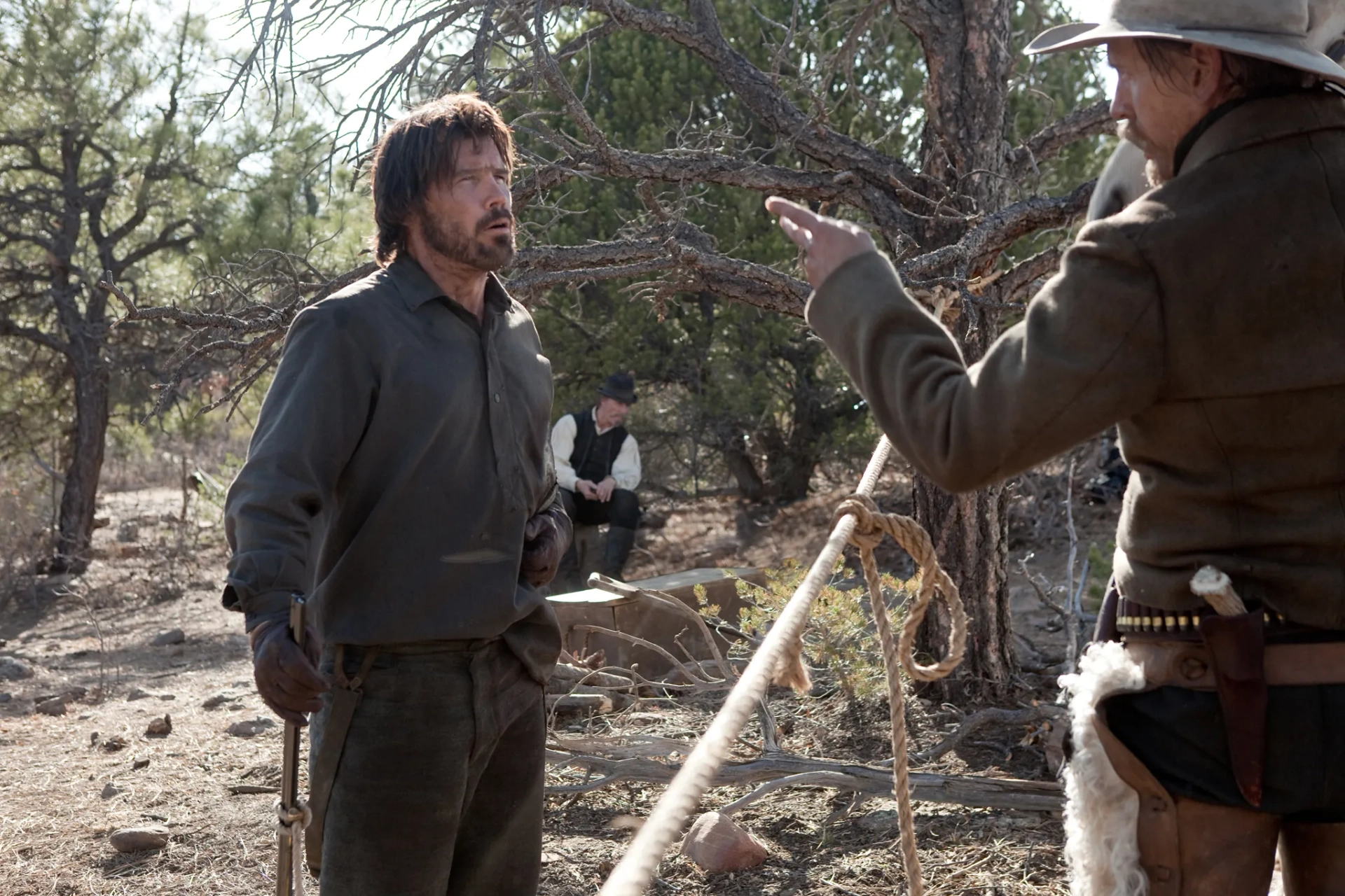 Josh Brolin and Barry Pepper in True Grit (2010)