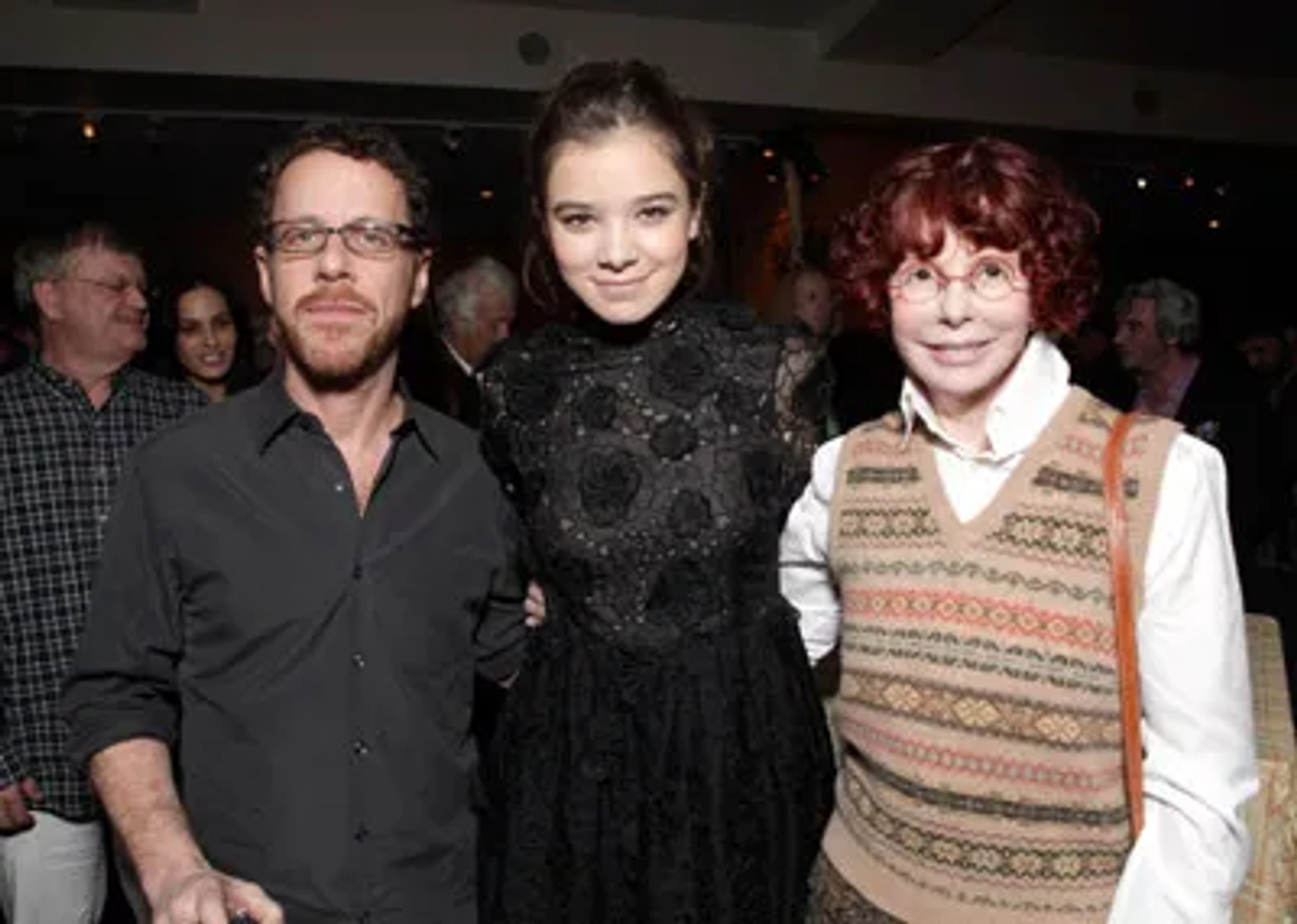 Ethan Coen, Kim Darby, and Hailee Steinfeld at an event for True Grit (2010)