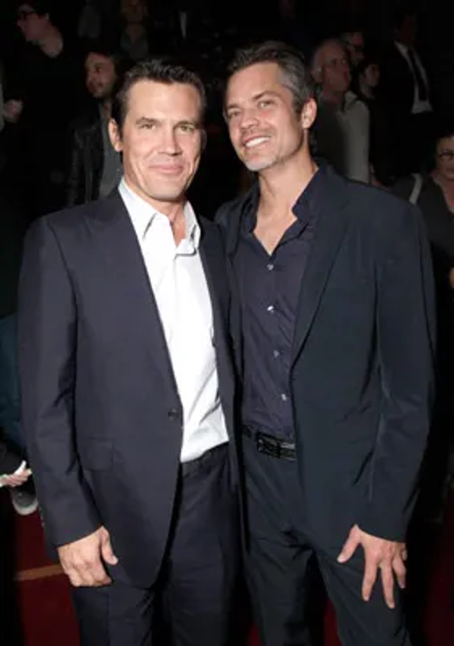 Josh Brolin and Timothy Olyphant at an event for True Grit (2010)