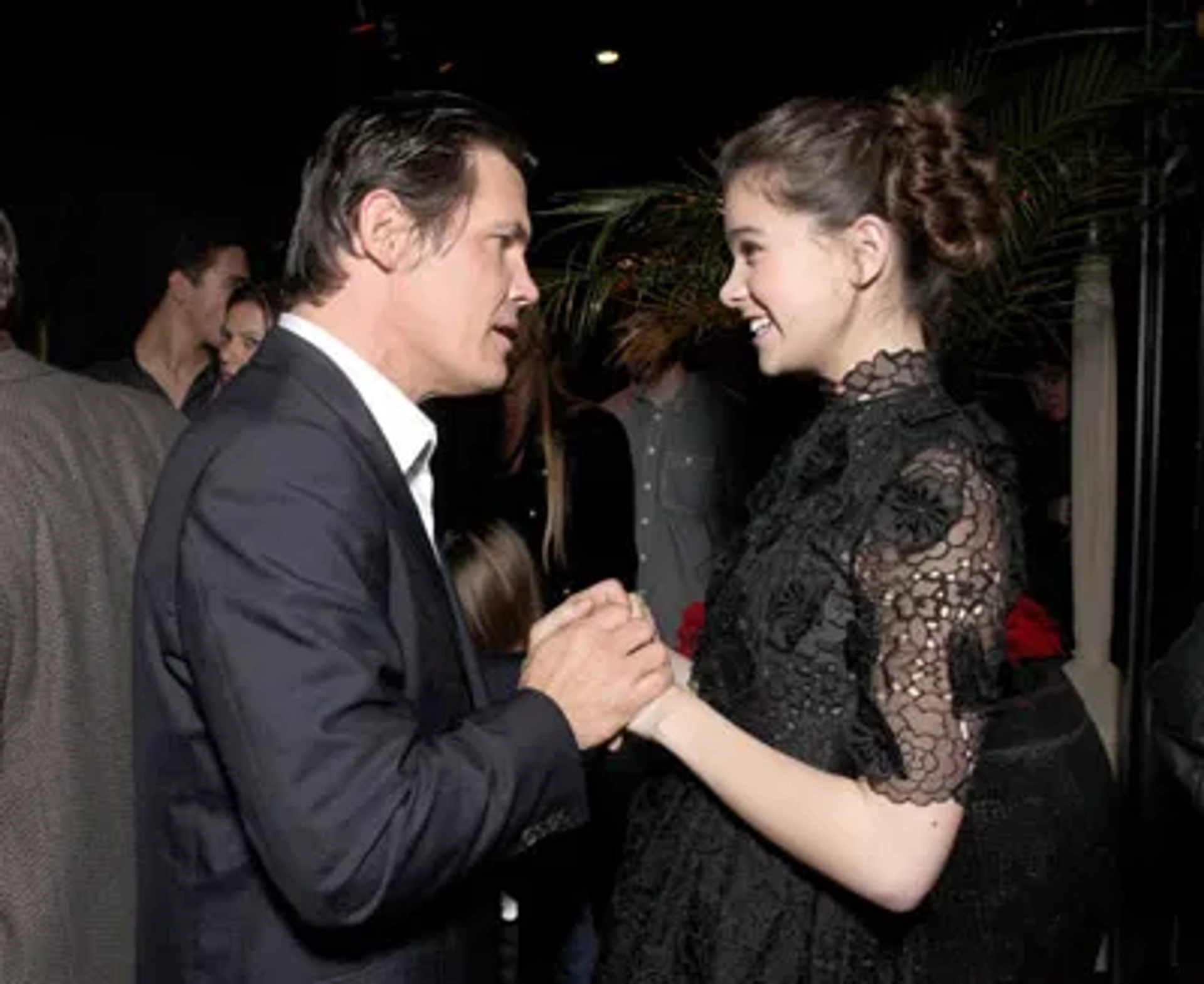 Josh Brolin and Hailee Steinfeld at an event for True Grit (2010)