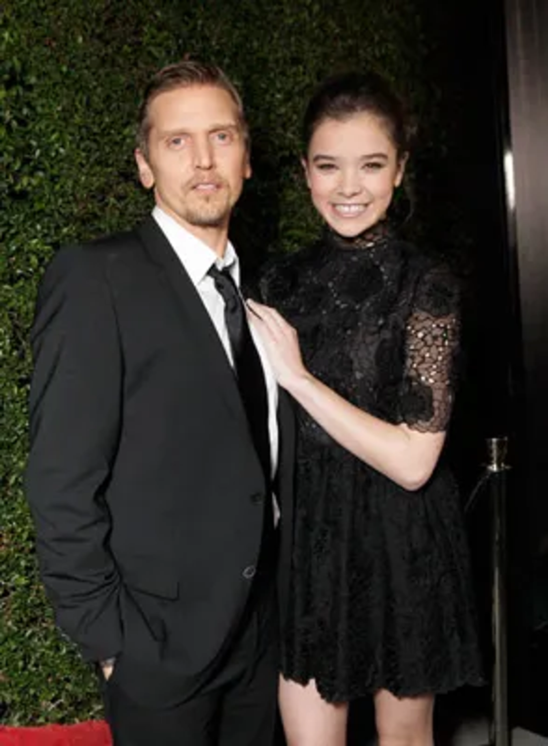 Barry Pepper and Hailee Steinfeld at an event for True Grit (2010)