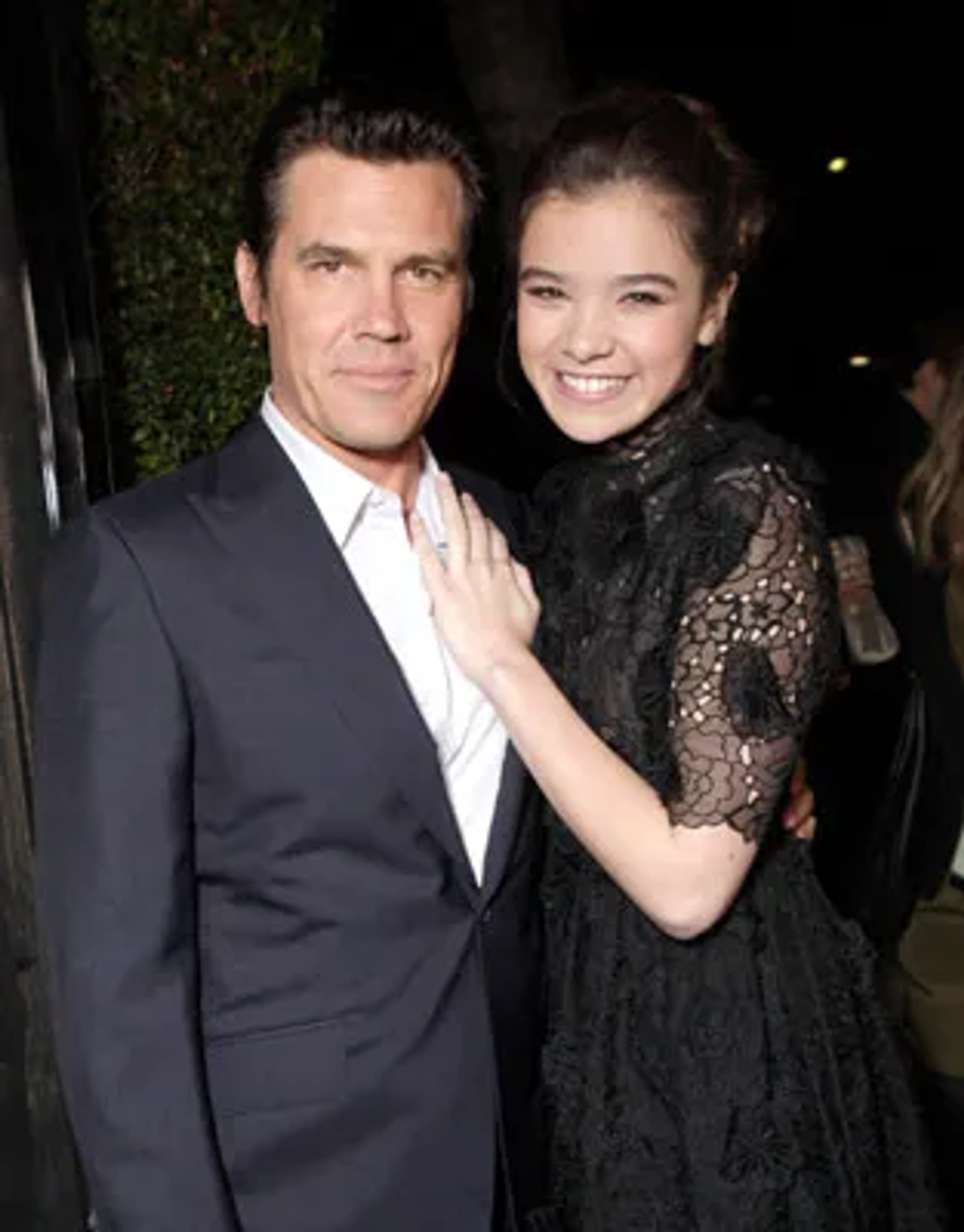 Josh Brolin and Hailee Steinfeld at an event for True Grit (2010)