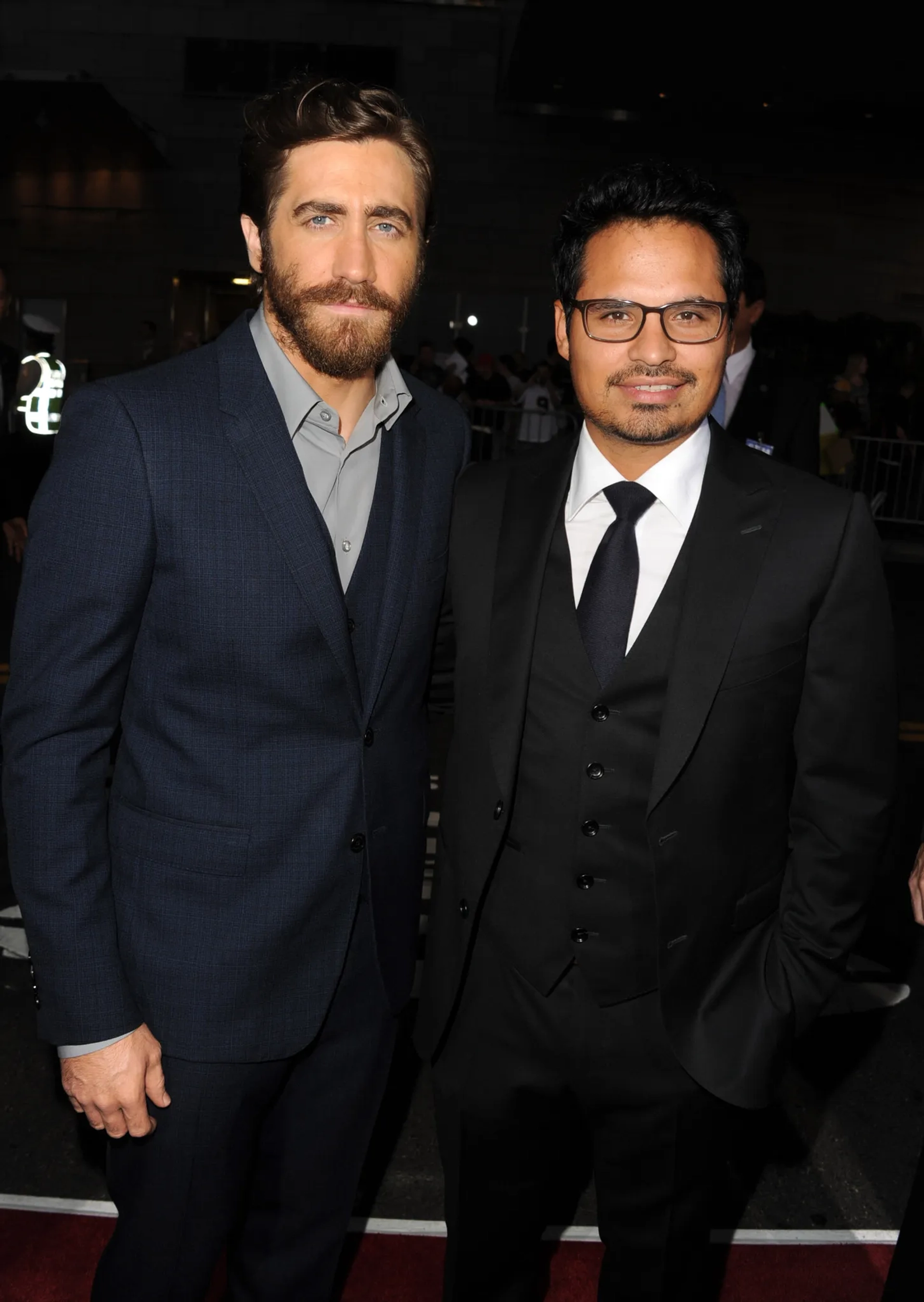 Jake Gyllenhaal and Michael Peña at an event for End of Watch (2012)