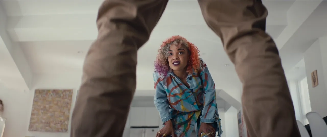 Tessa Thompson and LaKeith Stanfield in Sorry to Bother You (2018)