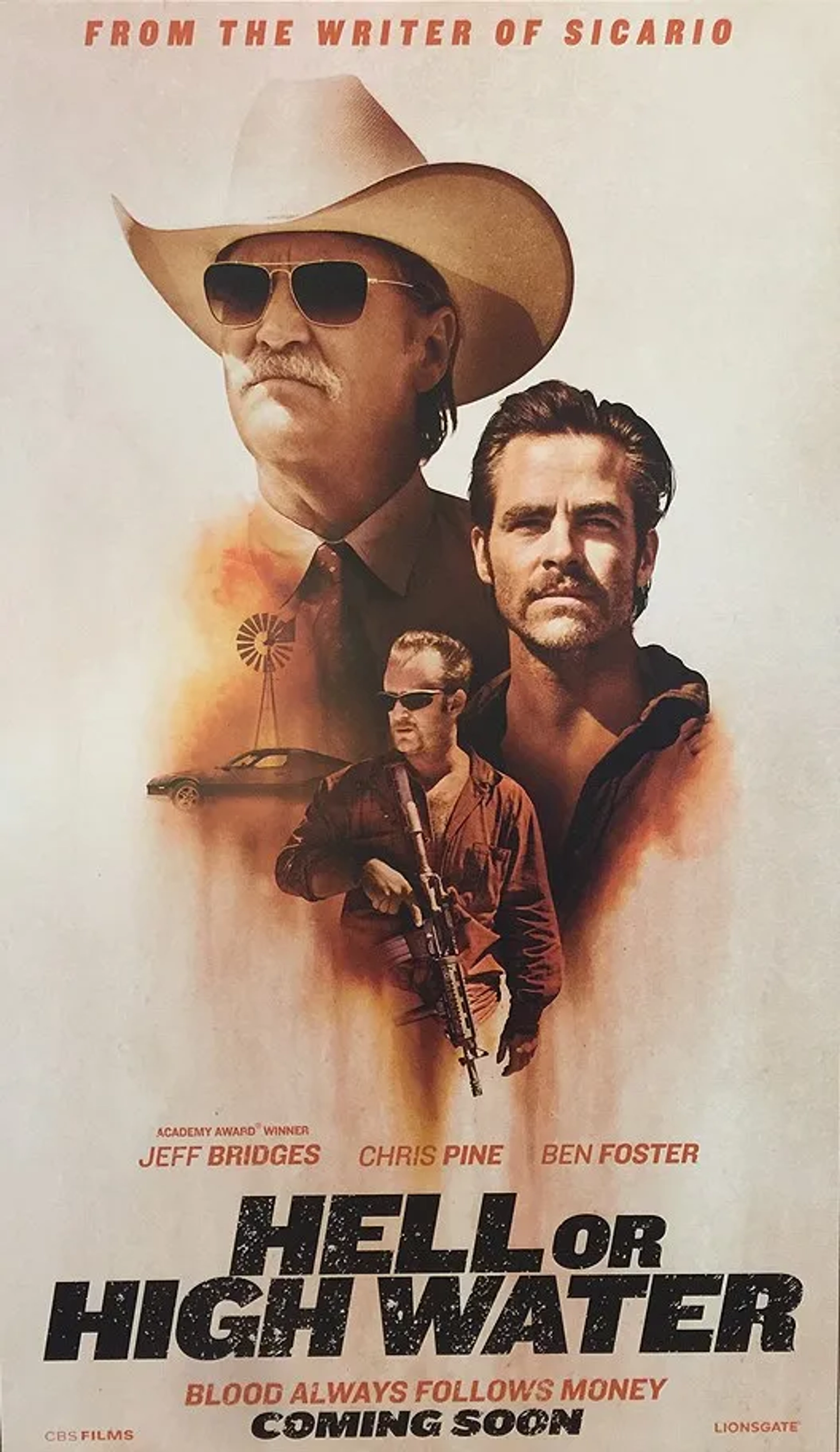 Jeff Bridges, Ben Foster, and Chris Pine in Hell or High Water (2016)