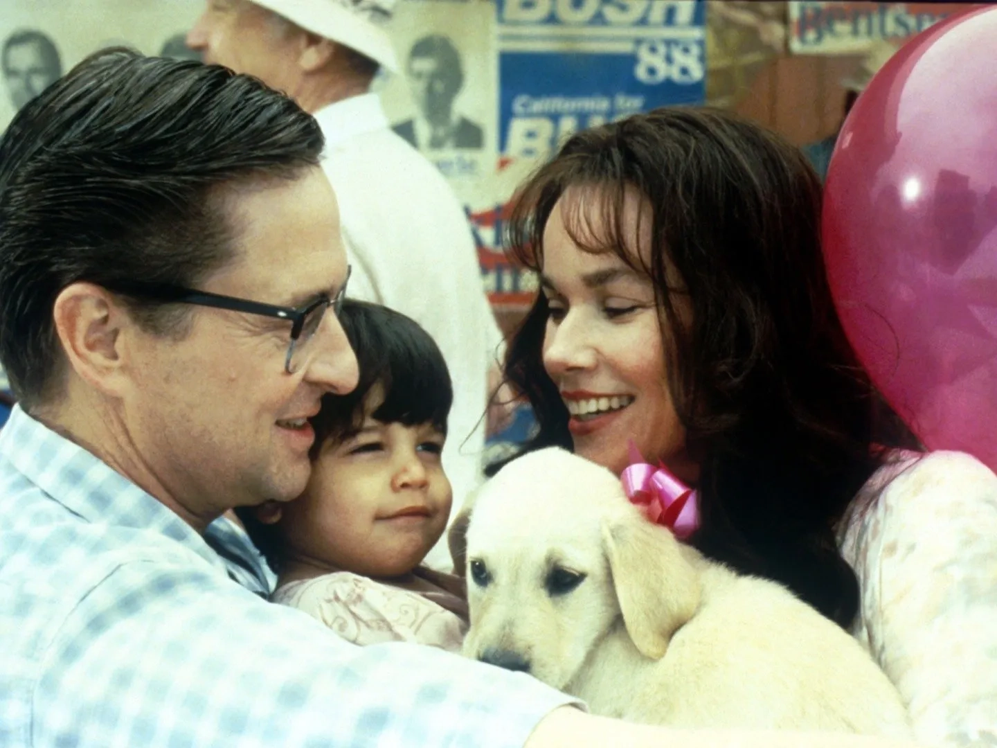 Michael Douglas and Barbara Hershey in Falling Down (1993)