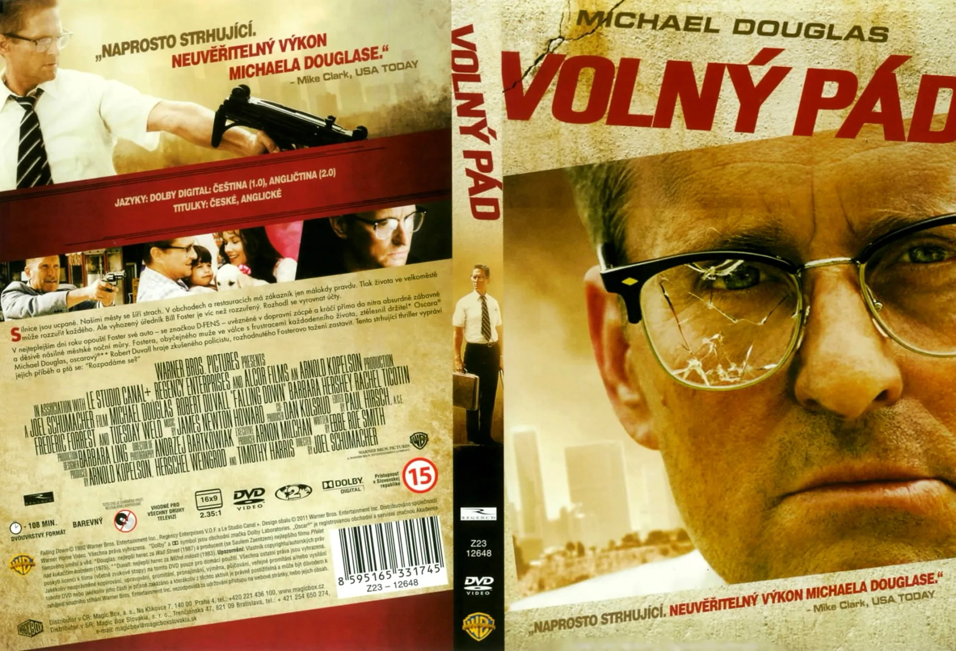 Michael Douglas, Robert Duvall, and Barbara Hershey in Falling Down (1993)