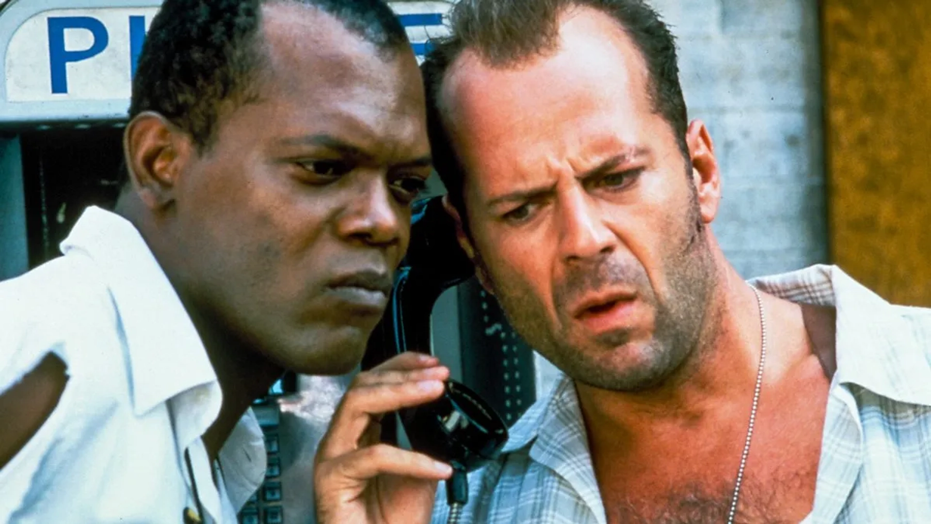 Samuel L. Jackson and Bruce Willis in Die Hard with a Vengeance (1995)