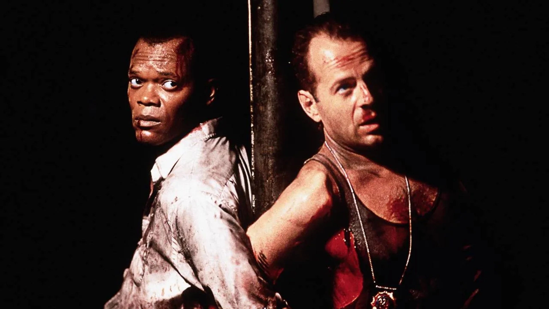 Samuel L. Jackson and Bruce Willis in Die Hard with a Vengeance (1995)