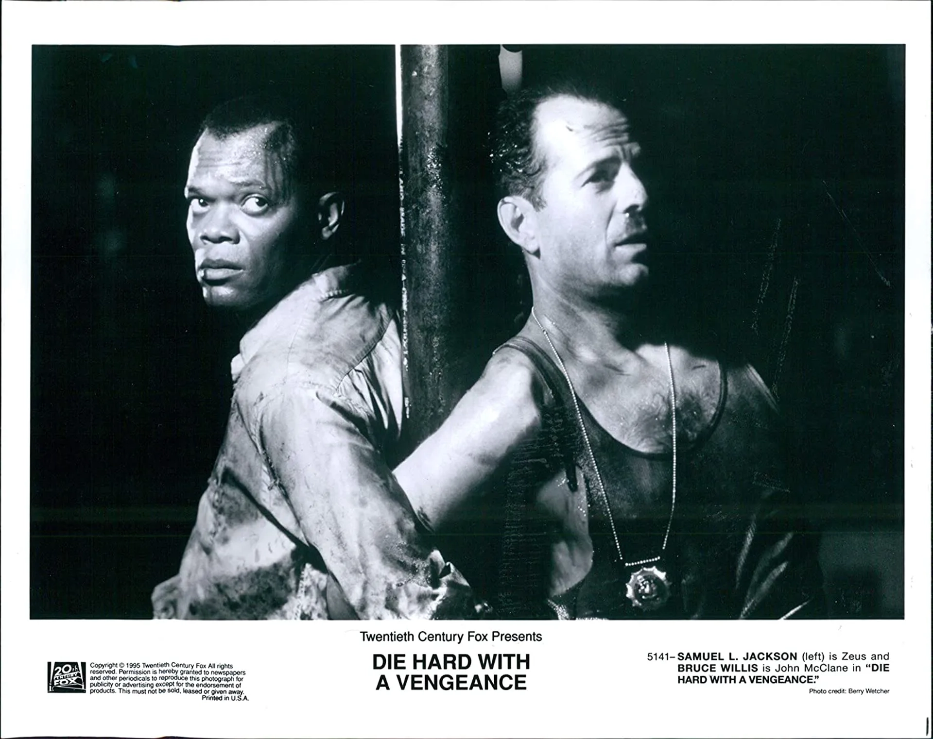 Samuel L. Jackson and Bruce Willis in Die Hard with a Vengeance (1995)