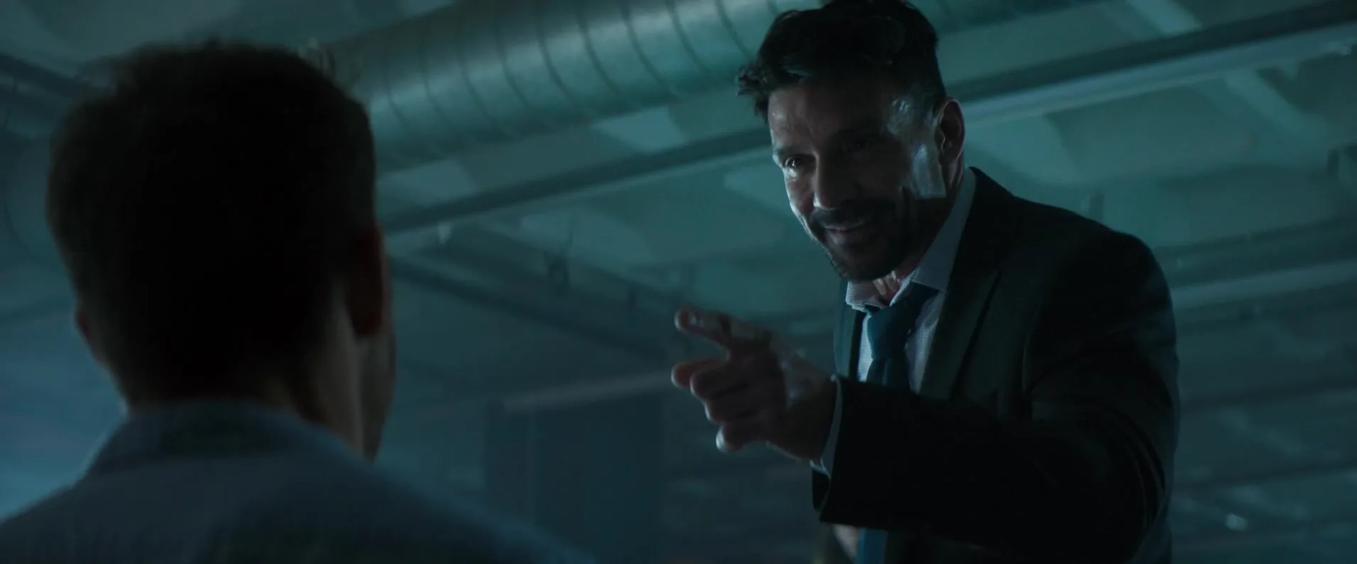 Ryan Reynolds and Frank Grillo in Hitman's Wife's Bodyguard (2021)