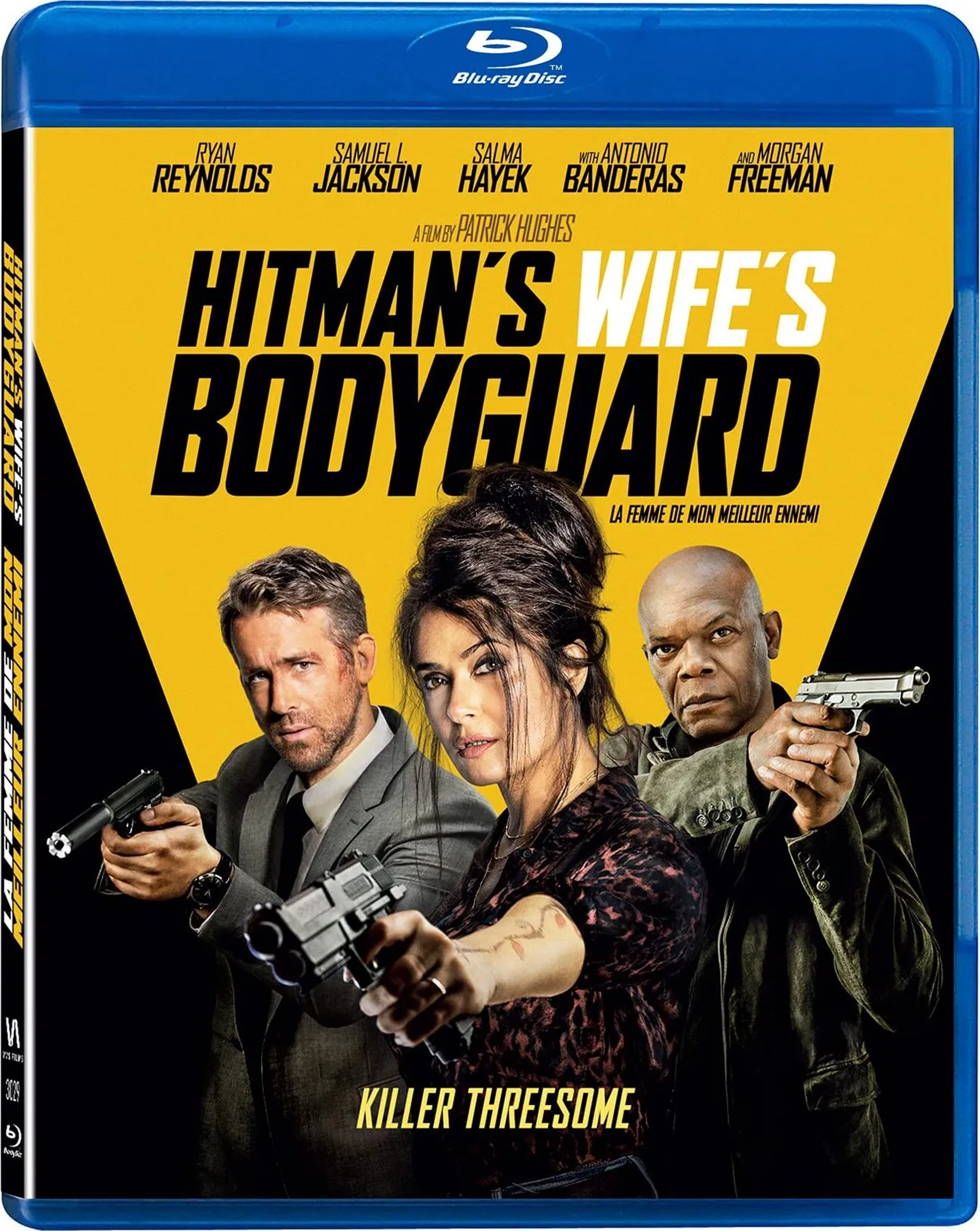 Salma Hayek, Samuel L. Jackson, and Ryan Reynolds in Hitman's Wife's Bodyguard (2021)