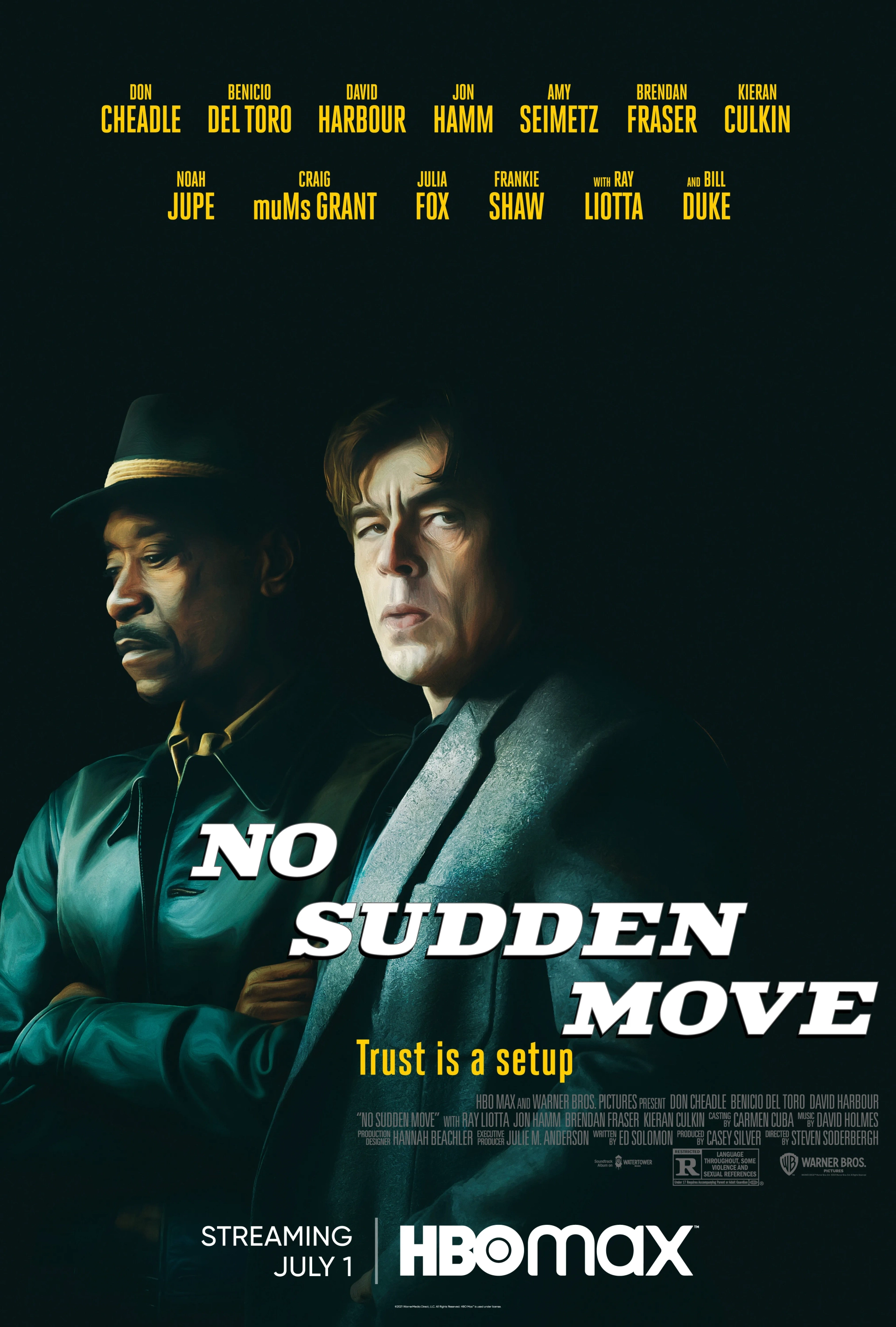 Don Cheadle and Benicio Del Toro in No Sudden Move (2021)