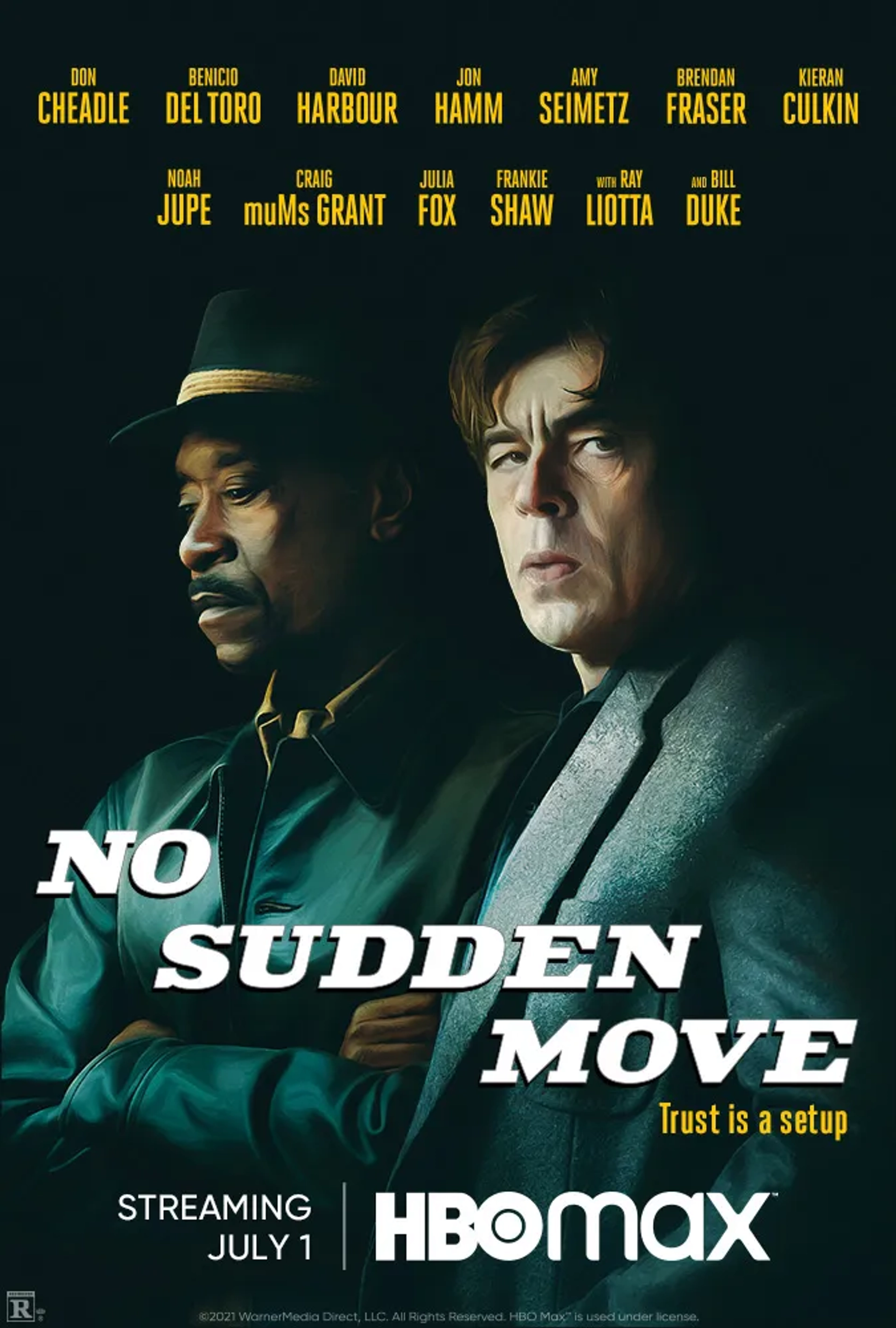 Don Cheadle and Benicio Del Toro in No Sudden Move (2021)