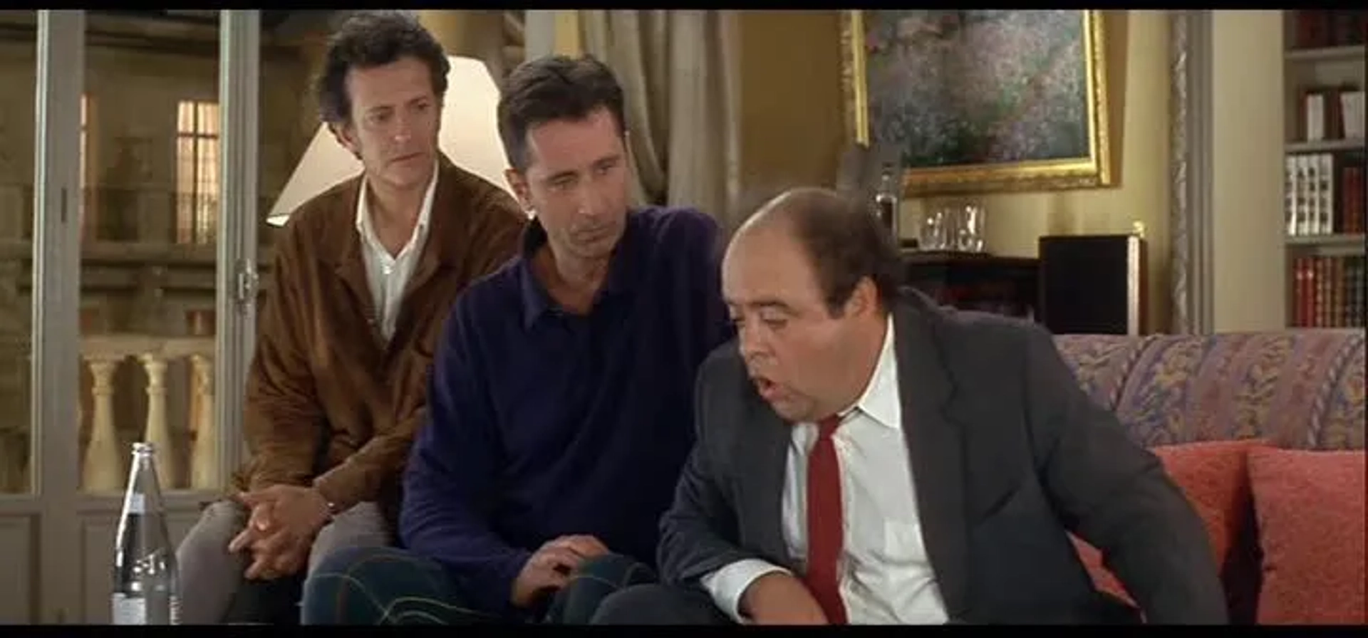 Francis Huster, Thierry Lhermitte, and Jacques Villeret in Le Dîner de Cons (1998)