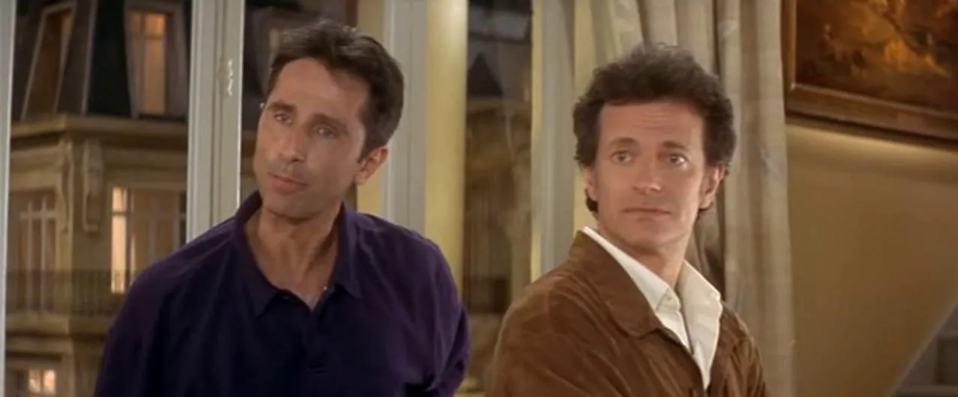 Francis Huster and Thierry Lhermitte in Le Dîner de Cons (1998)