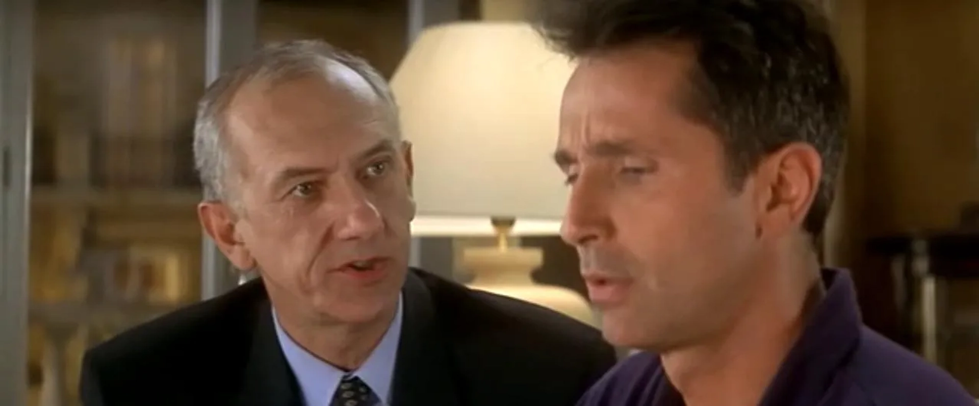 Thierry Lhermitte and Christian Pereira in Le Dîner de Cons (1998)