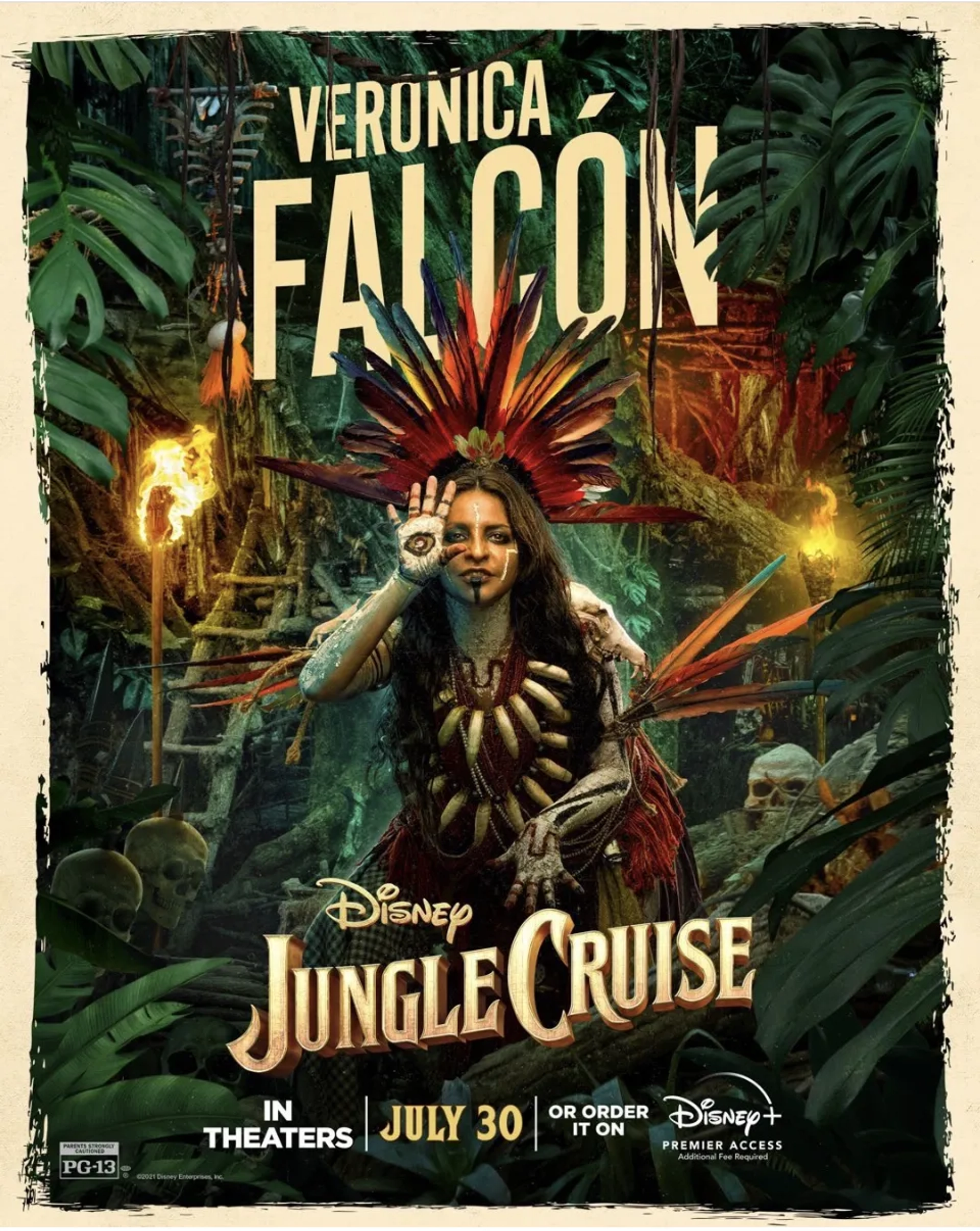 Character Poster - Veronica Falcón as Trader Sam Disney's Jungle Cruise