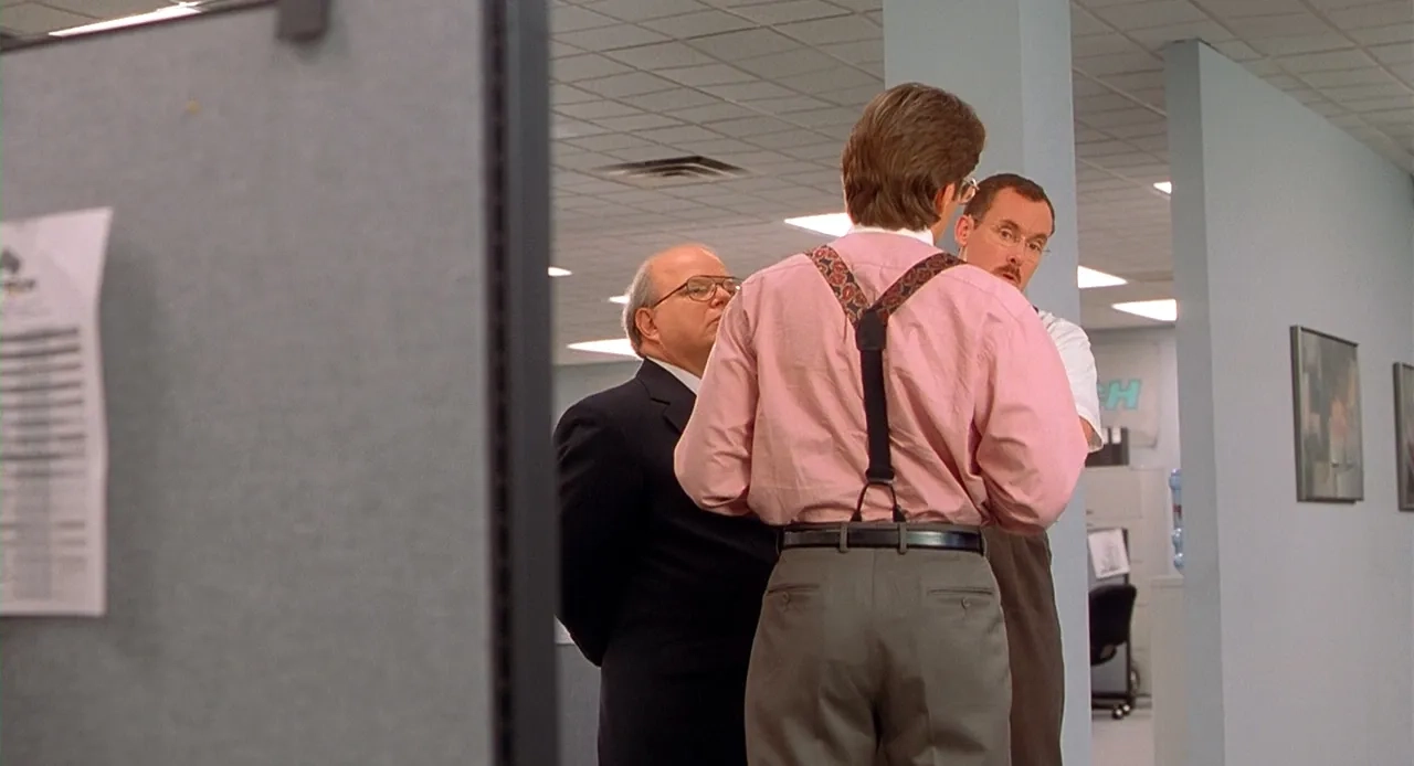 John C. McGinley, Gary Cole, and Paul Willson in Office Space (1999)