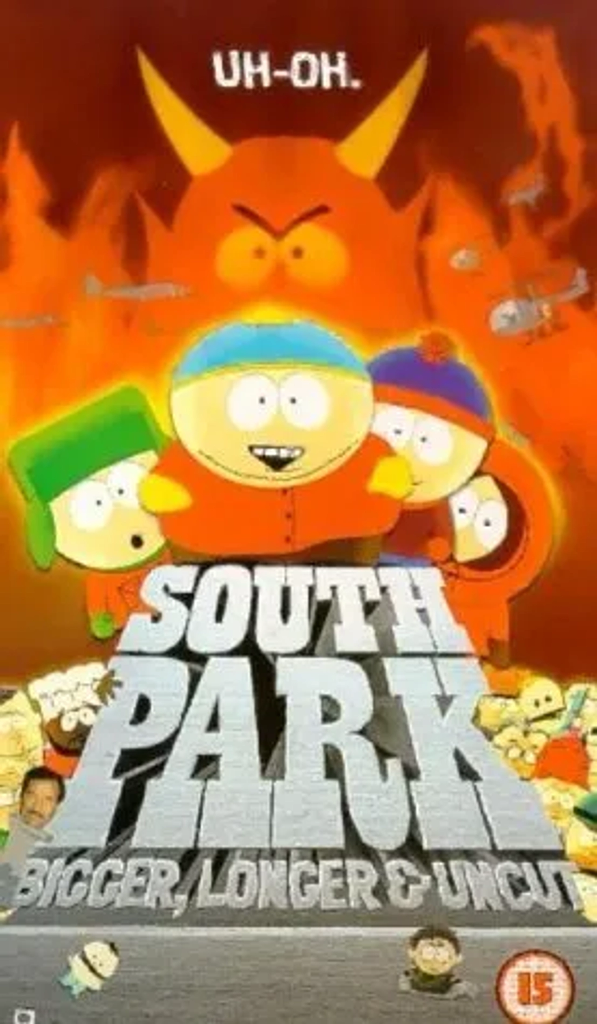 Matt Stone, Isaac Hayes, Trey Parker, Mary Kay Bergman, Franchesca Clifford, Anthony Cross-Thomas, and Jesse Brant Howell in South Park: Bigger, Longer & Uncut (1999)
