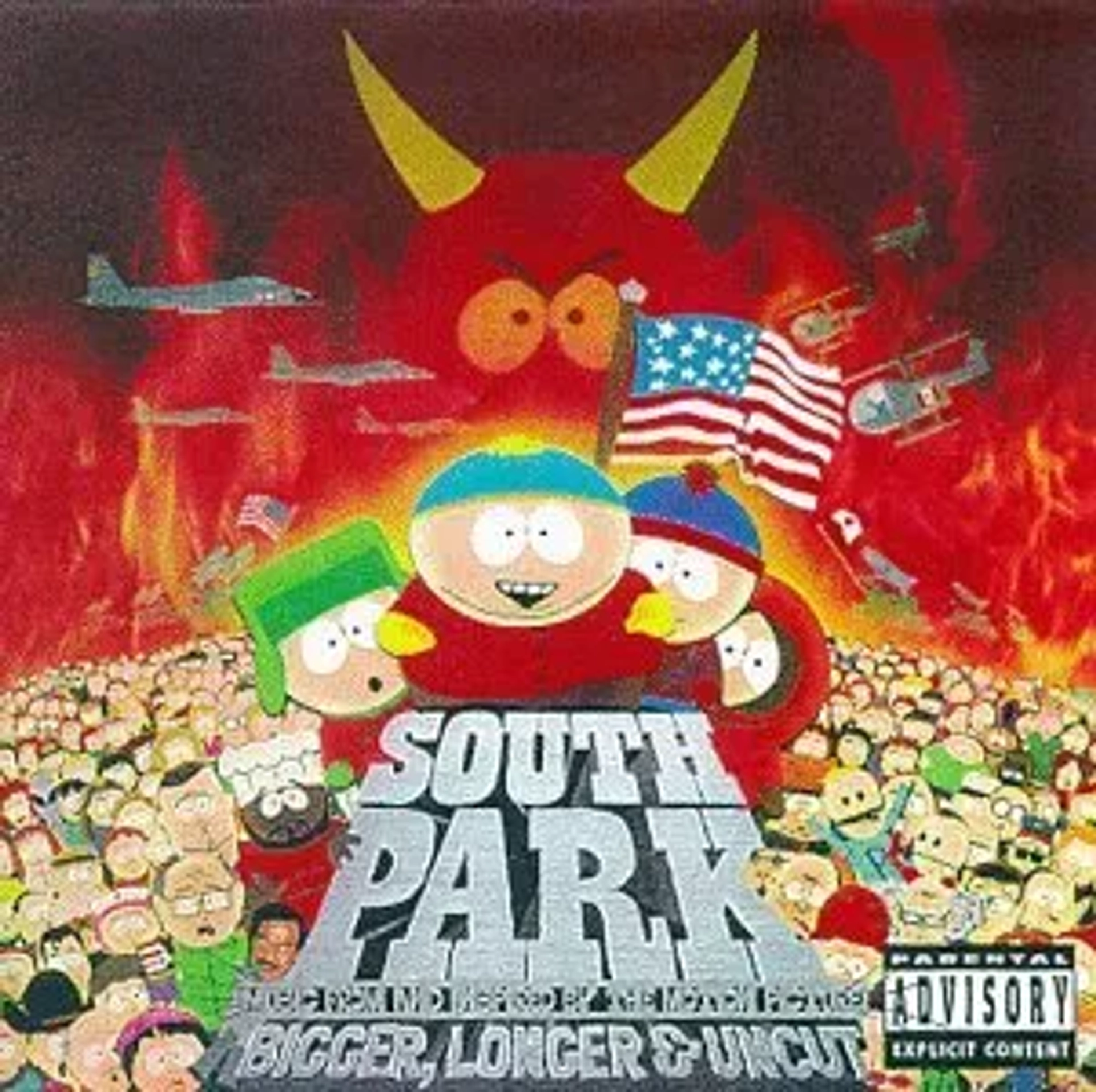 Matt Stone, Isaac Hayes, Trey Parker, Mary Kay Bergman, and Franchesca Clifford in South Park: Bigger, Longer & Uncut (1999)
