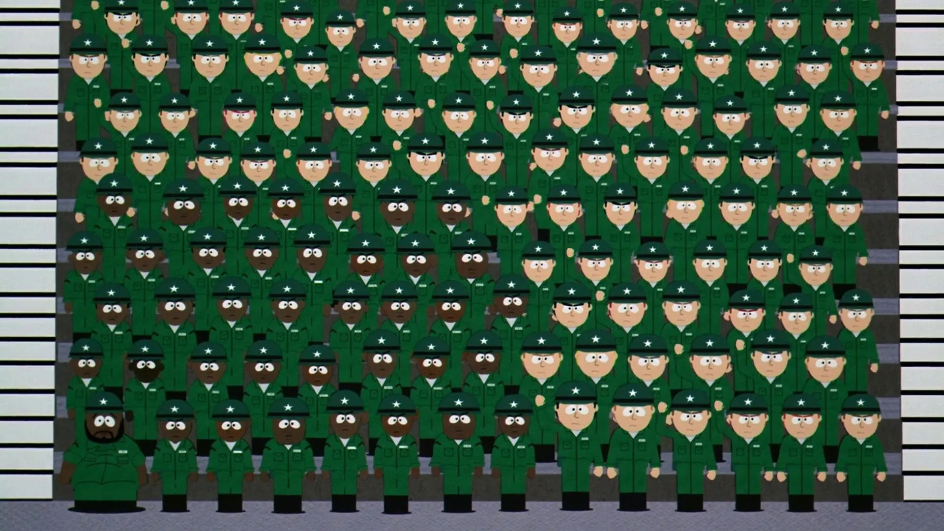 Matt Stone, Isaac Hayes, and Trey Parker in South Park: Bigger, Longer & Uncut (1999)