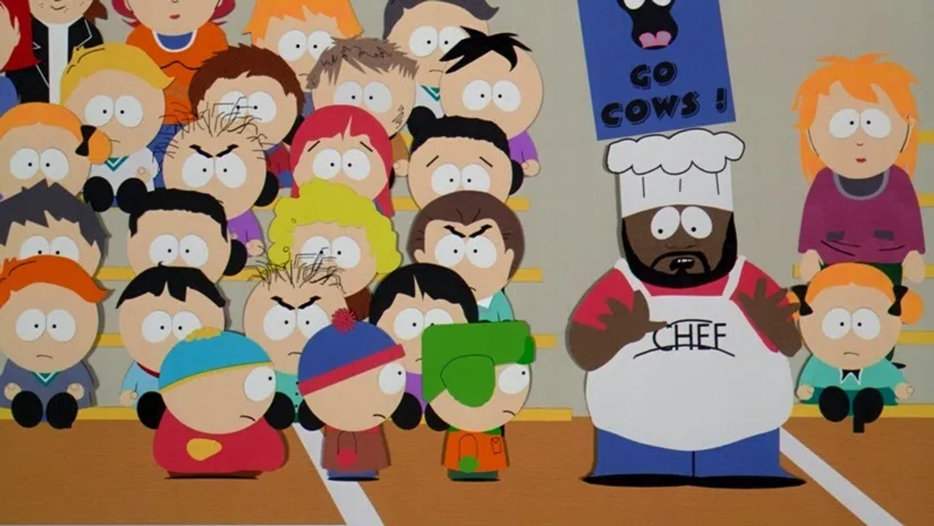 Matt Stone, Isaac Hayes, and Trey Parker in South Park: Bigger, Longer & Uncut (1999)