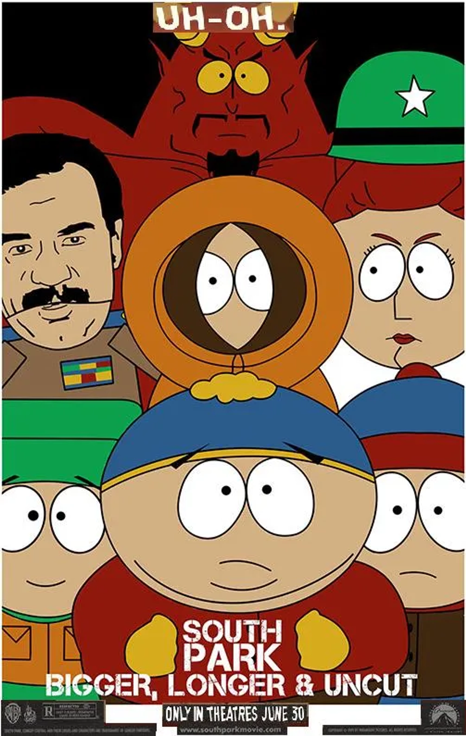 Matt Stone, Trey Parker, and Mary Kay Bergman in South Park: Bigger, Longer & Uncut (1999)