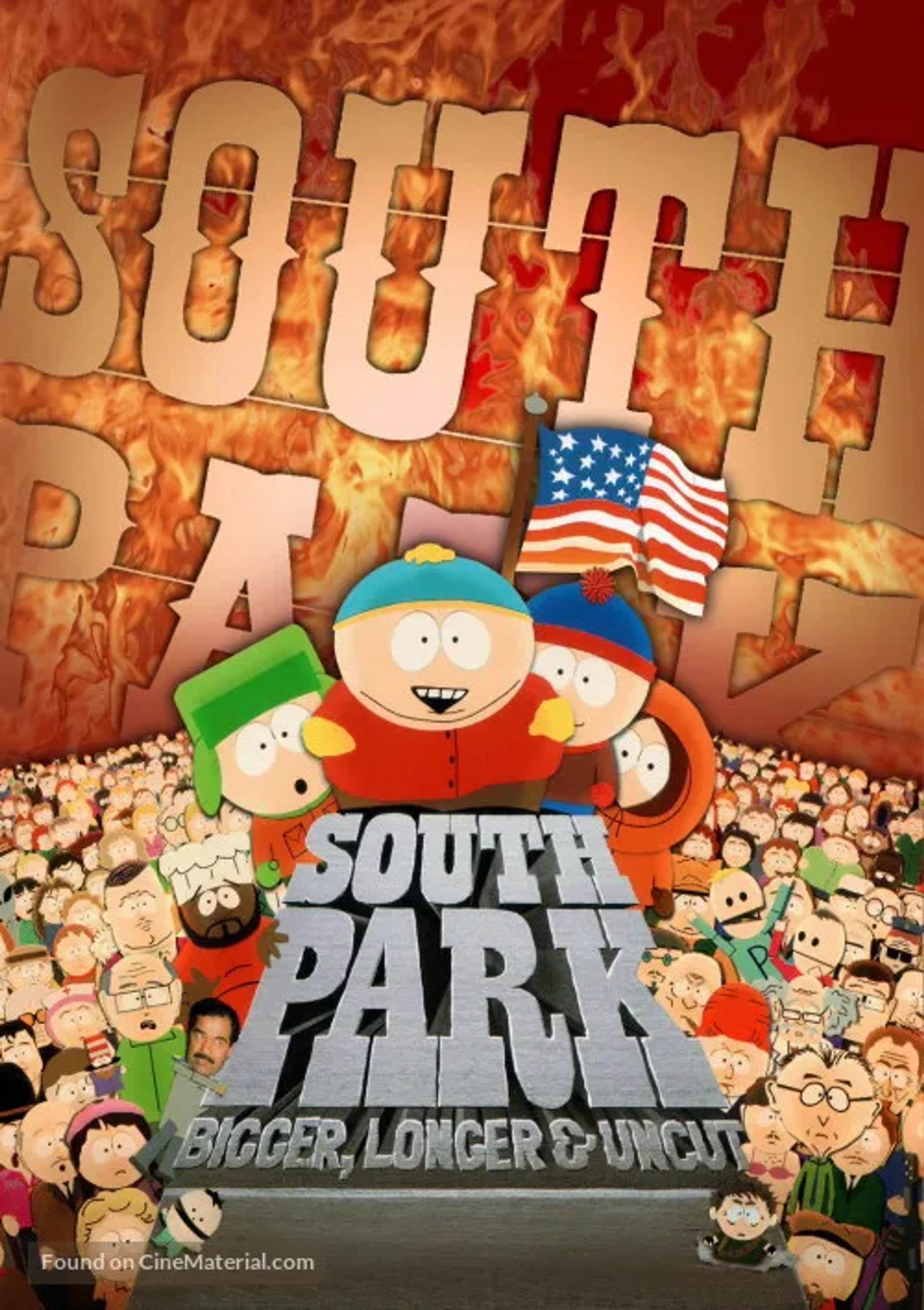 Matt Stone, Isaac Hayes, Trey Parker, Mary Kay Bergman, Franchesca Clifford, Anthony Cross-Thomas, and Jesse Brant Howell in South Park: Bigger, Longer & Uncut (1999)