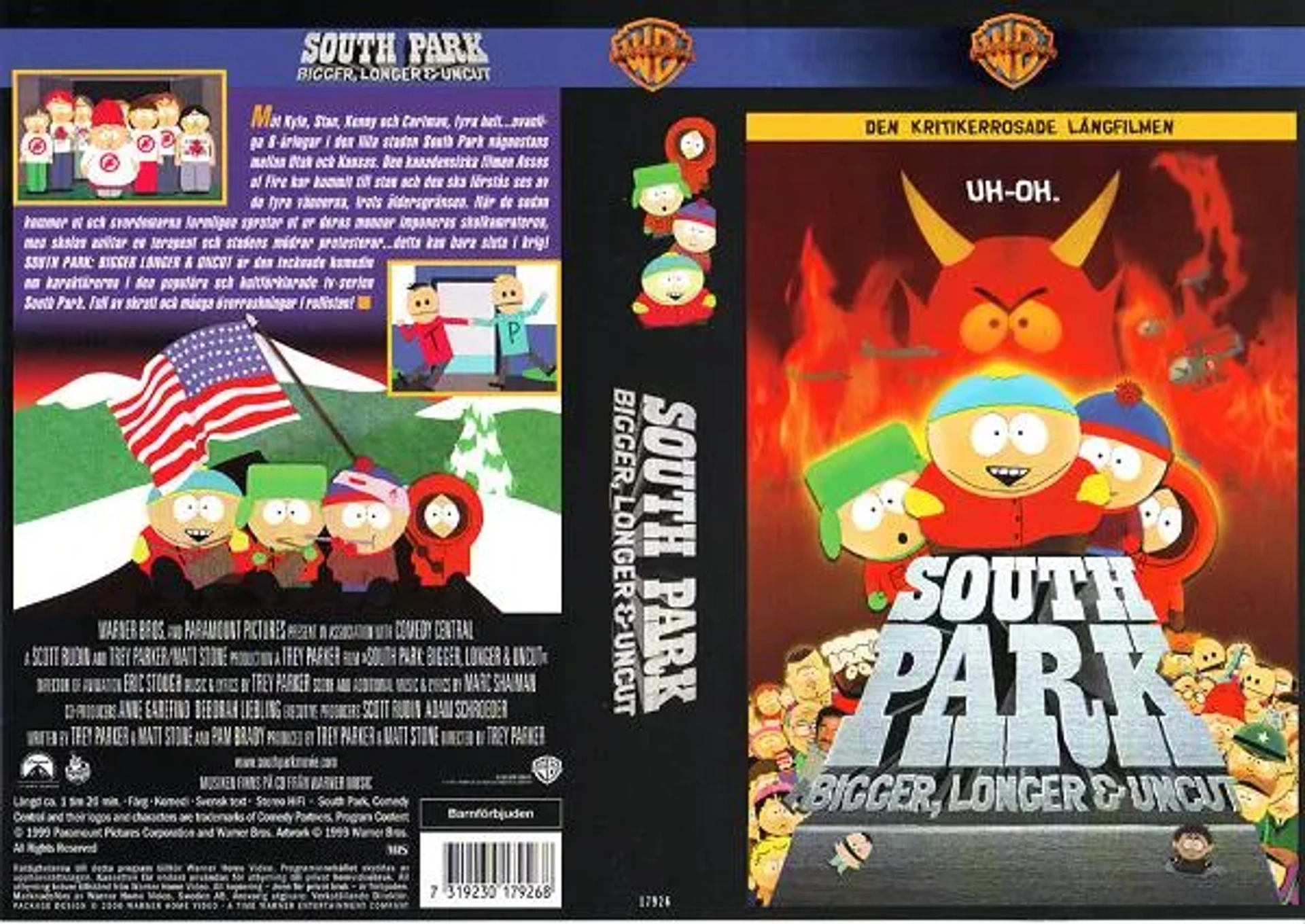 Matt Stone, Isaac Hayes, Trey Parker, Mary Kay Bergman, Franchesca Clifford, Anthony Cross-Thomas, and Jesse Brant Howell in South Park: Bigger, Longer & Uncut (1999)