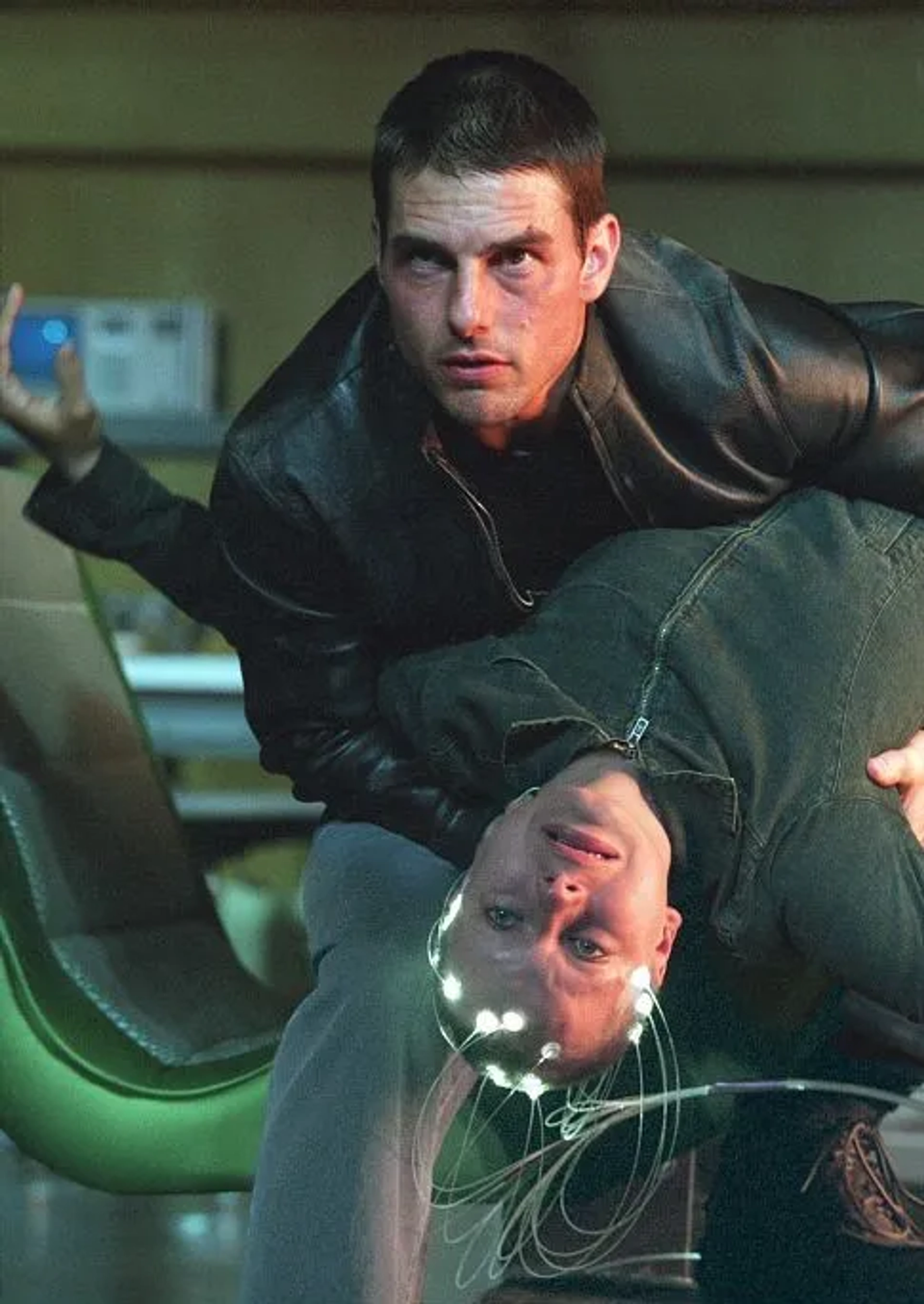 Tom Cruise and Samantha Morton in Minority Report (2002)