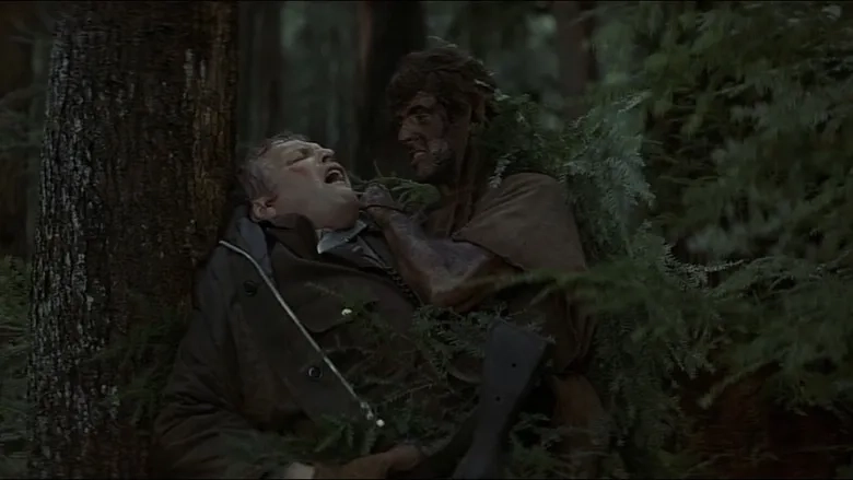 Sylvester Stallone and Brian Dennehy in First Blood (1982)