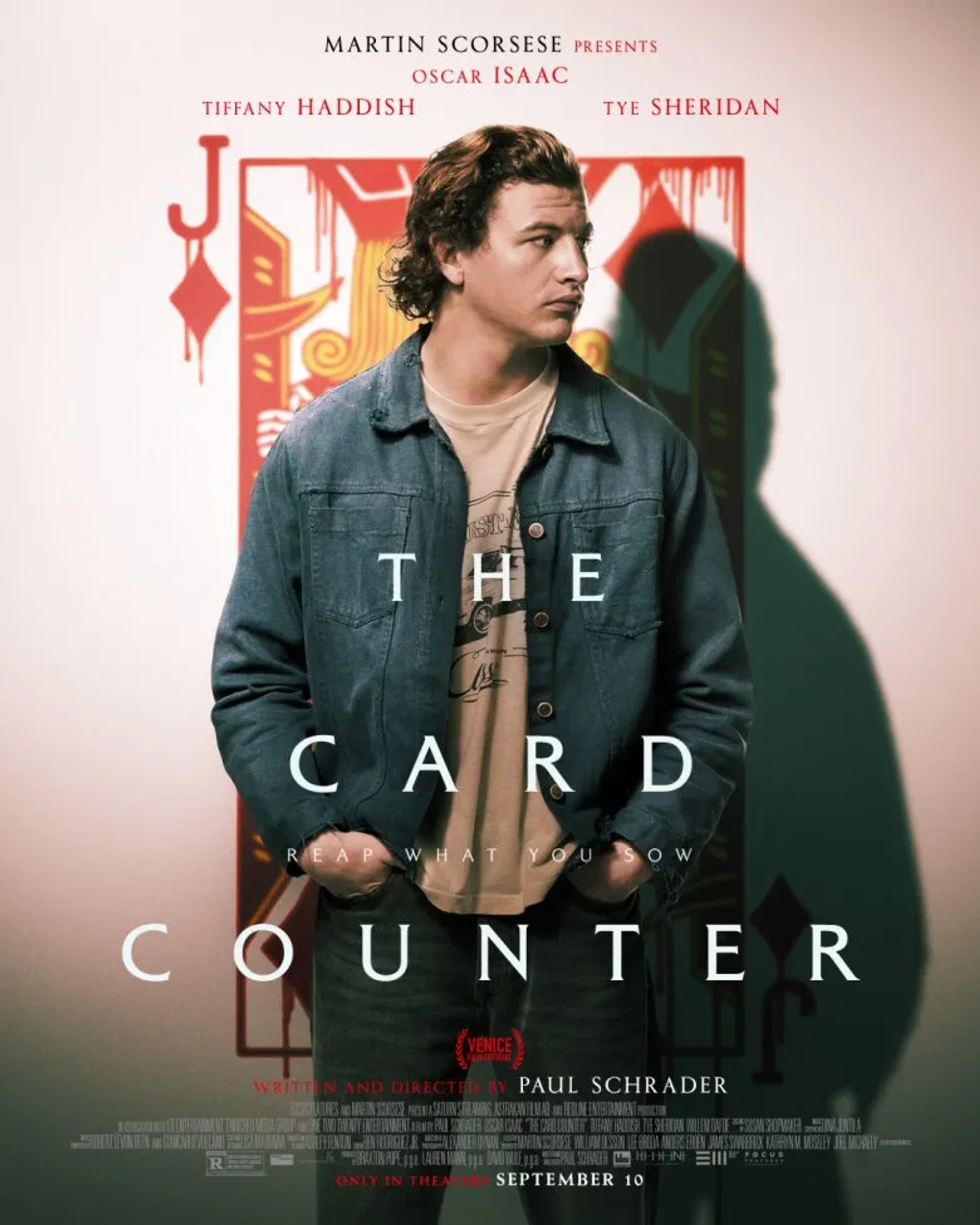 Tye Sheridan in The Card Counter (2021)