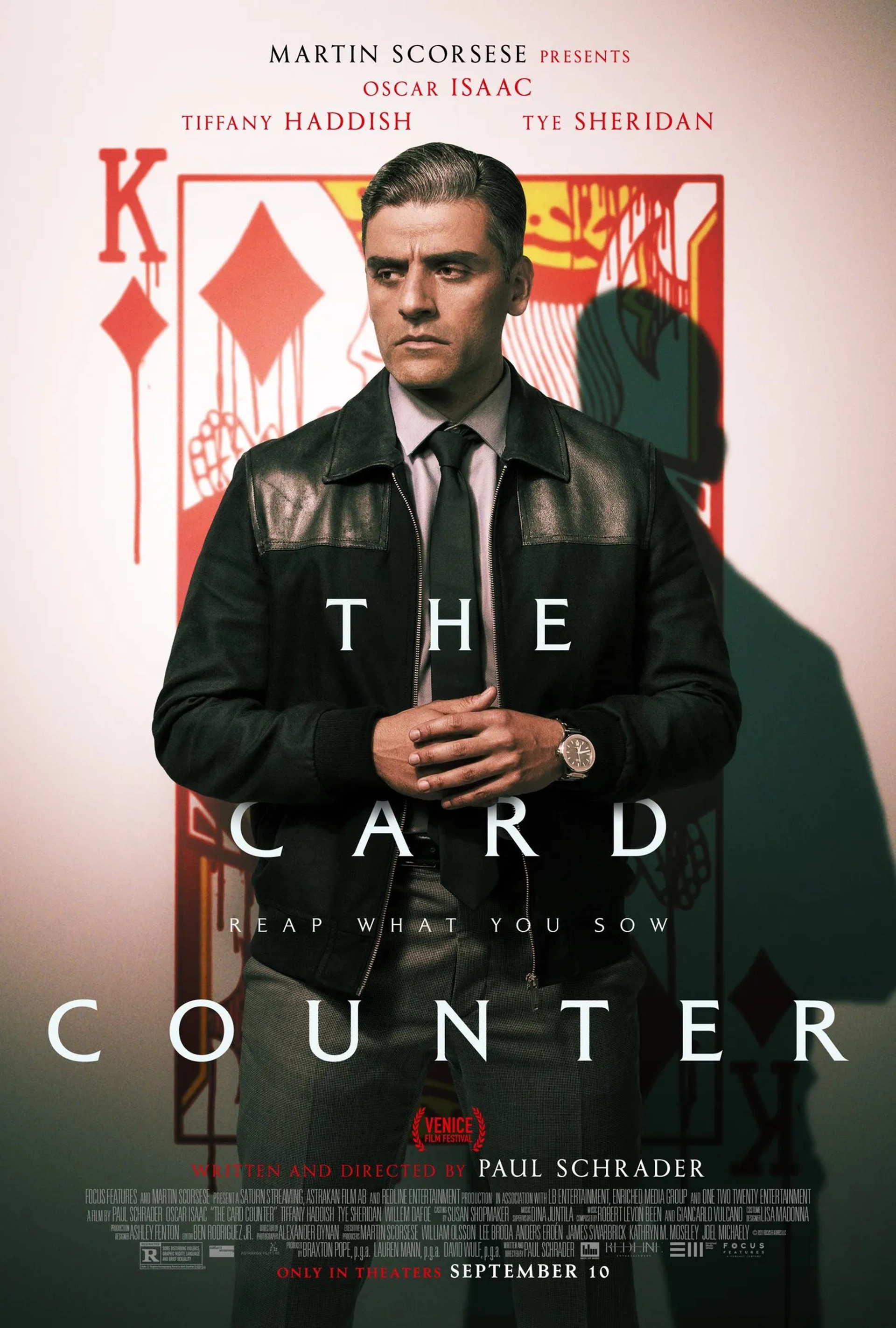 Oscar Isaac in The Card Counter (2021)