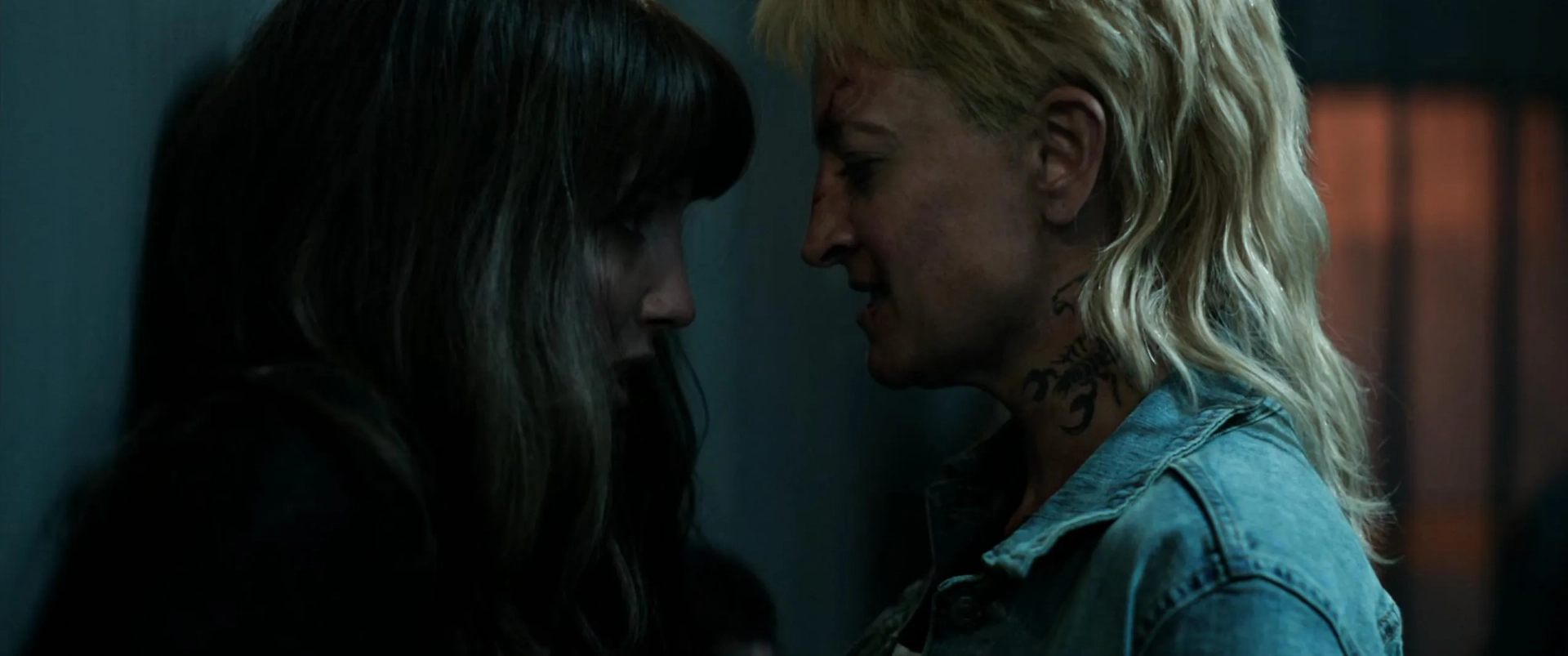 Zoë Bell and Annabelle Wallis in Malignant (2021)