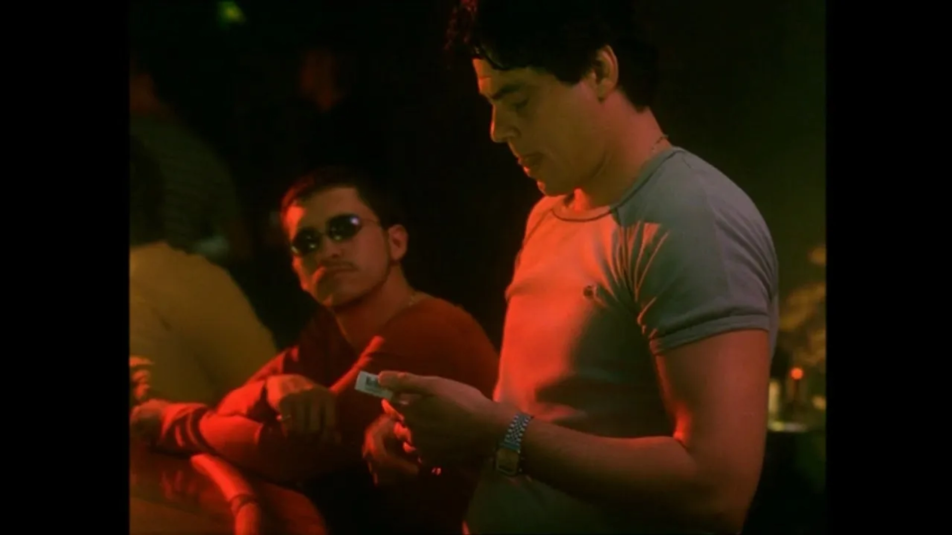 Benicio Del Toro and Clifton Collins Jr. in Traffic (2000)