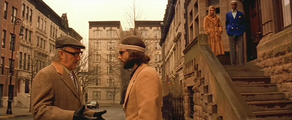 Danny Glover, Gene Hackman, Gwyneth Paltrow, and Luke Wilson in The Royal Tenenbaums (2001)