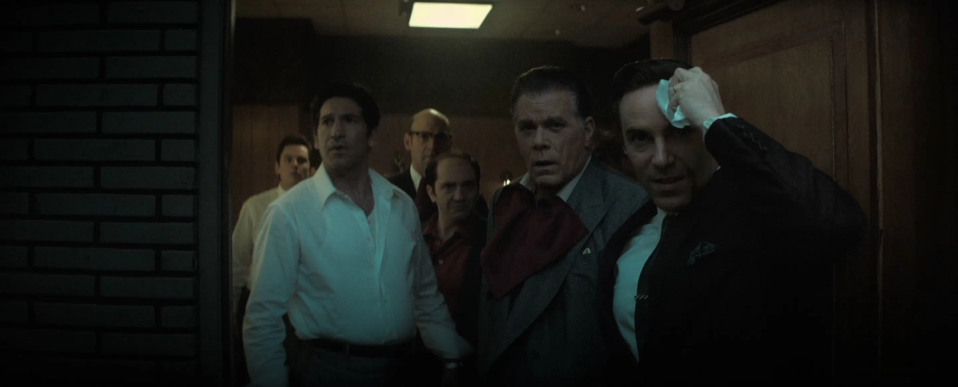 Ray Liotta, Alessandro Nivola, Corey Stoll, Jon Bernthal, John Magaro, and Billy Magnussen in The Many Saints of Newark (2021)