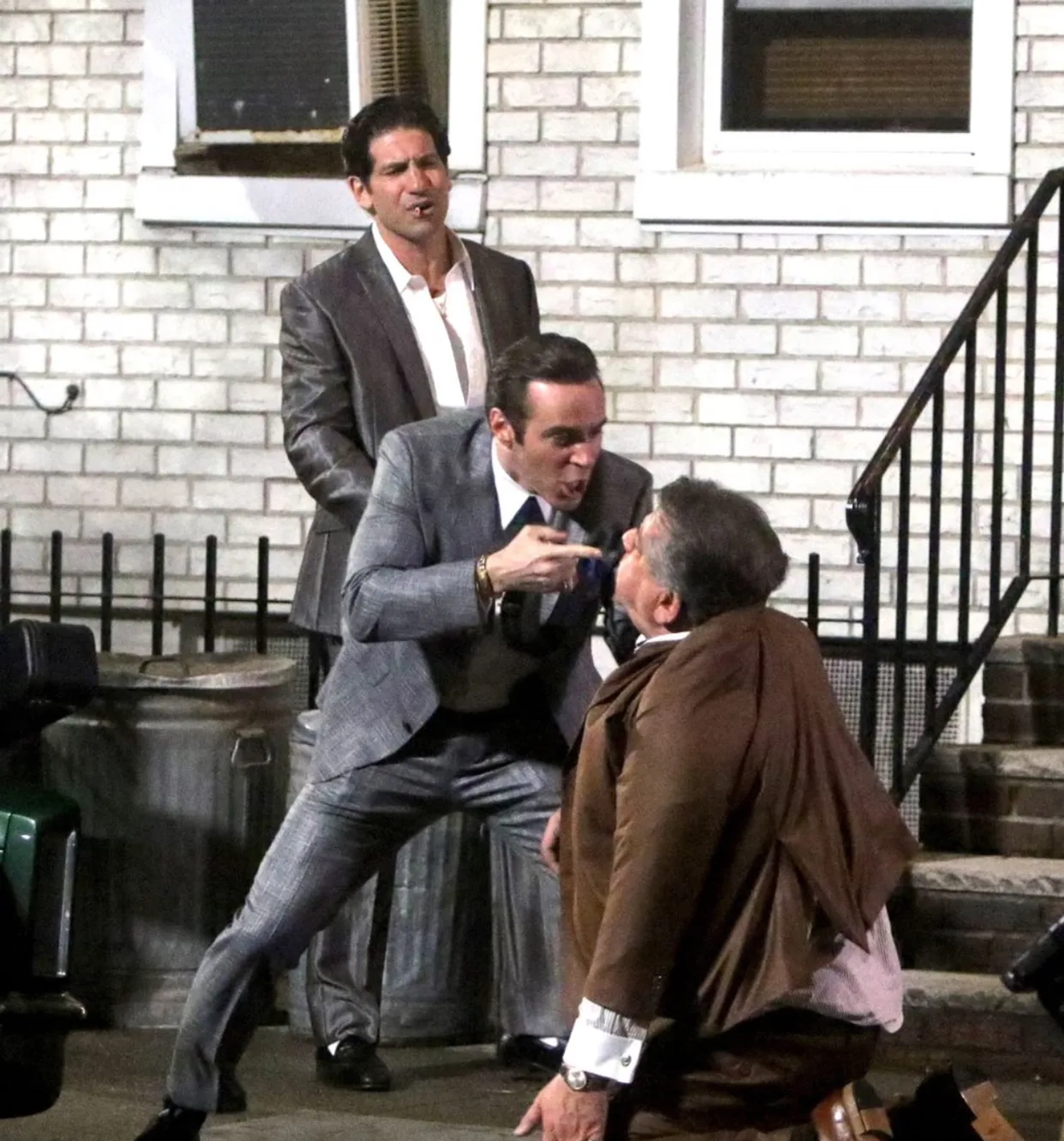 Alessandro Nivola, Joey Diaz, and Jon Bernthal in The Many Saints of Newark (2021)