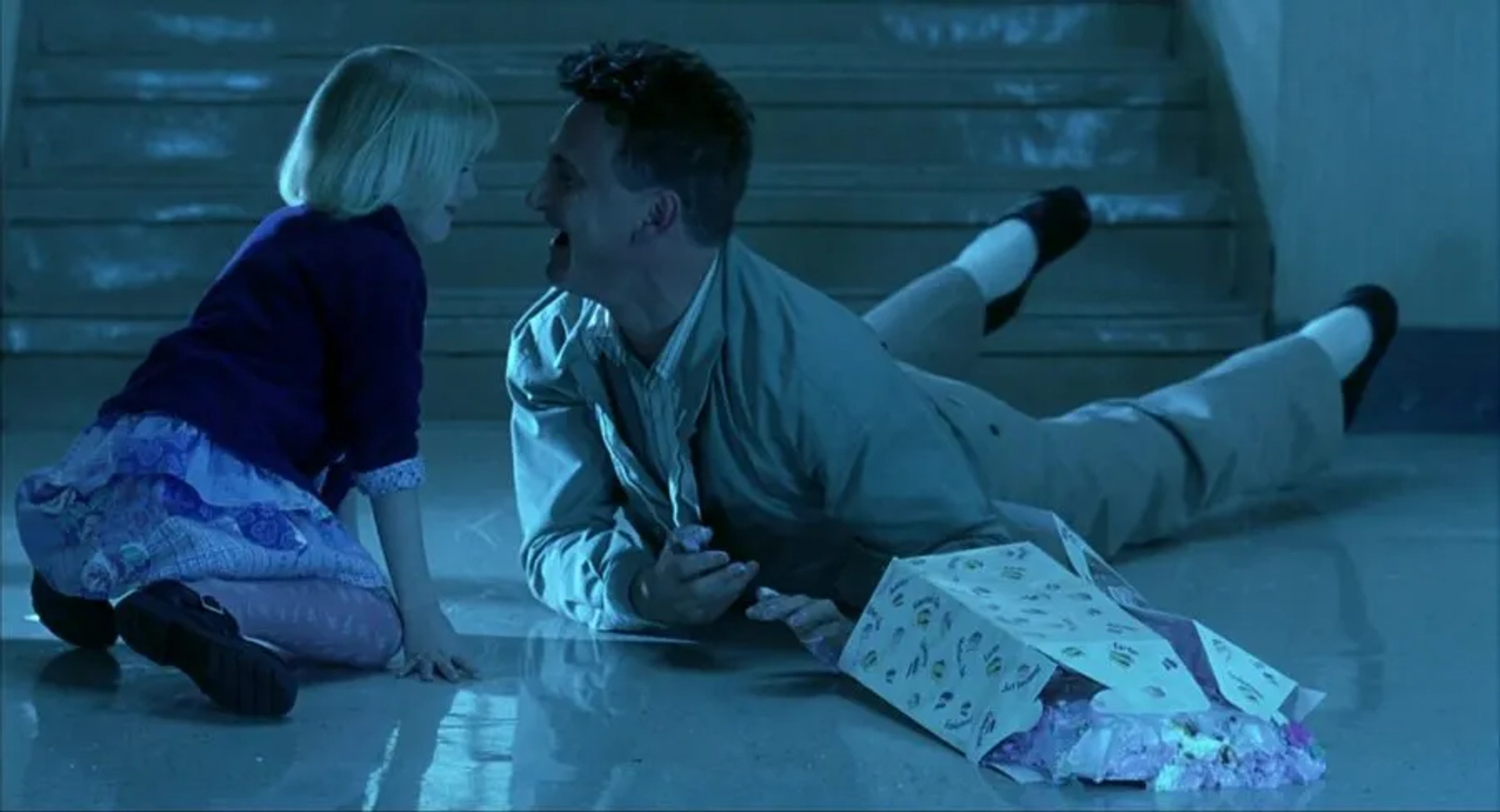 Sean Penn and Dakota Fanning in I Am Sam (2001)