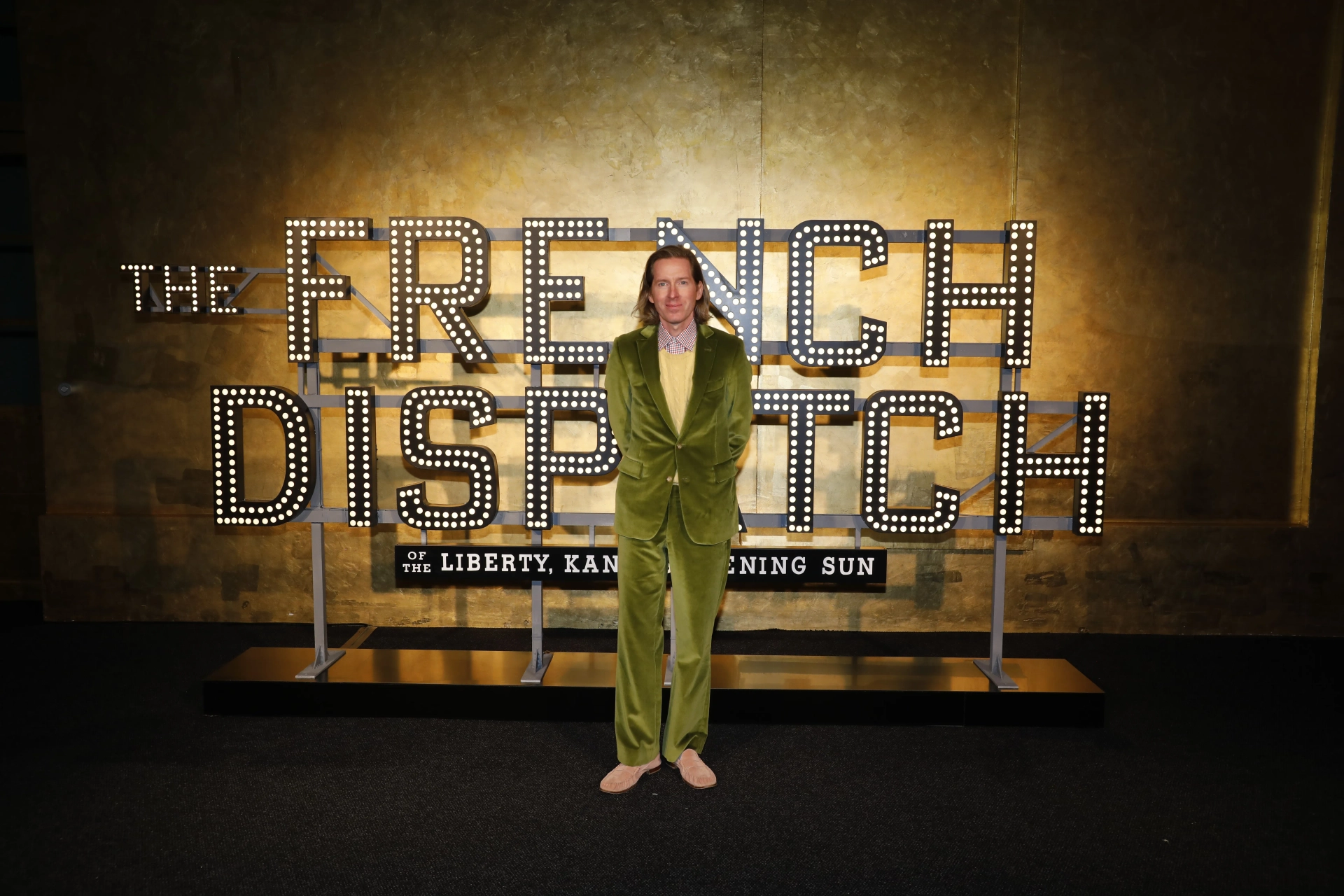 Wes Anderson at an event for The French Dispatch (2021)