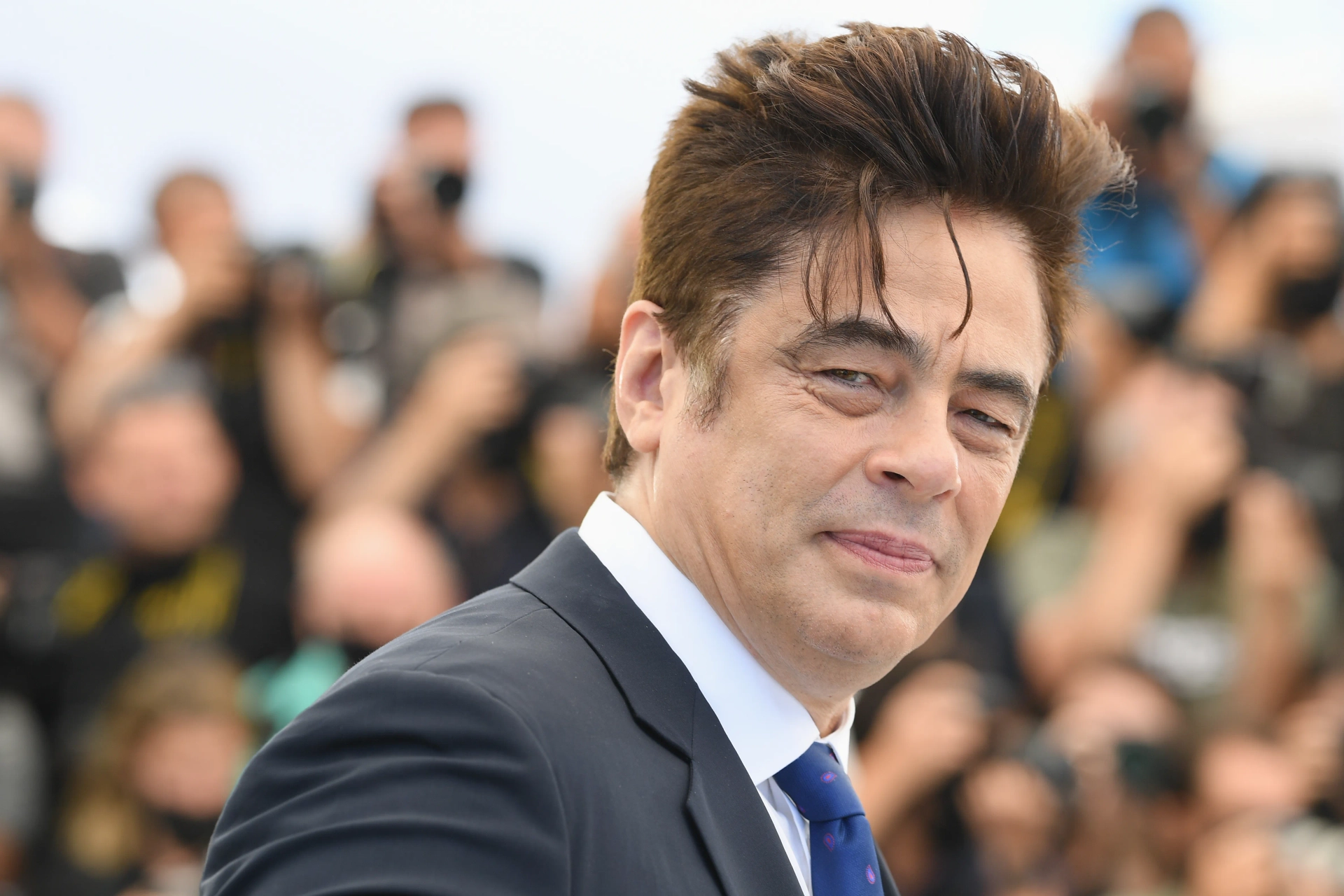 Benicio Del Toro at an event for The French Dispatch (2021)