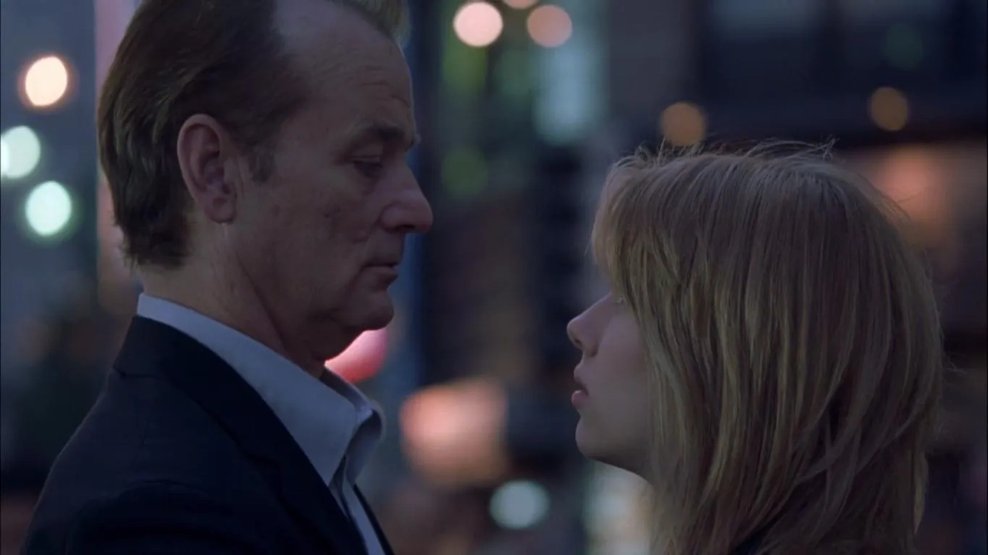 Bill Murray and Scarlett Johansson in Lost in Translation (2003)