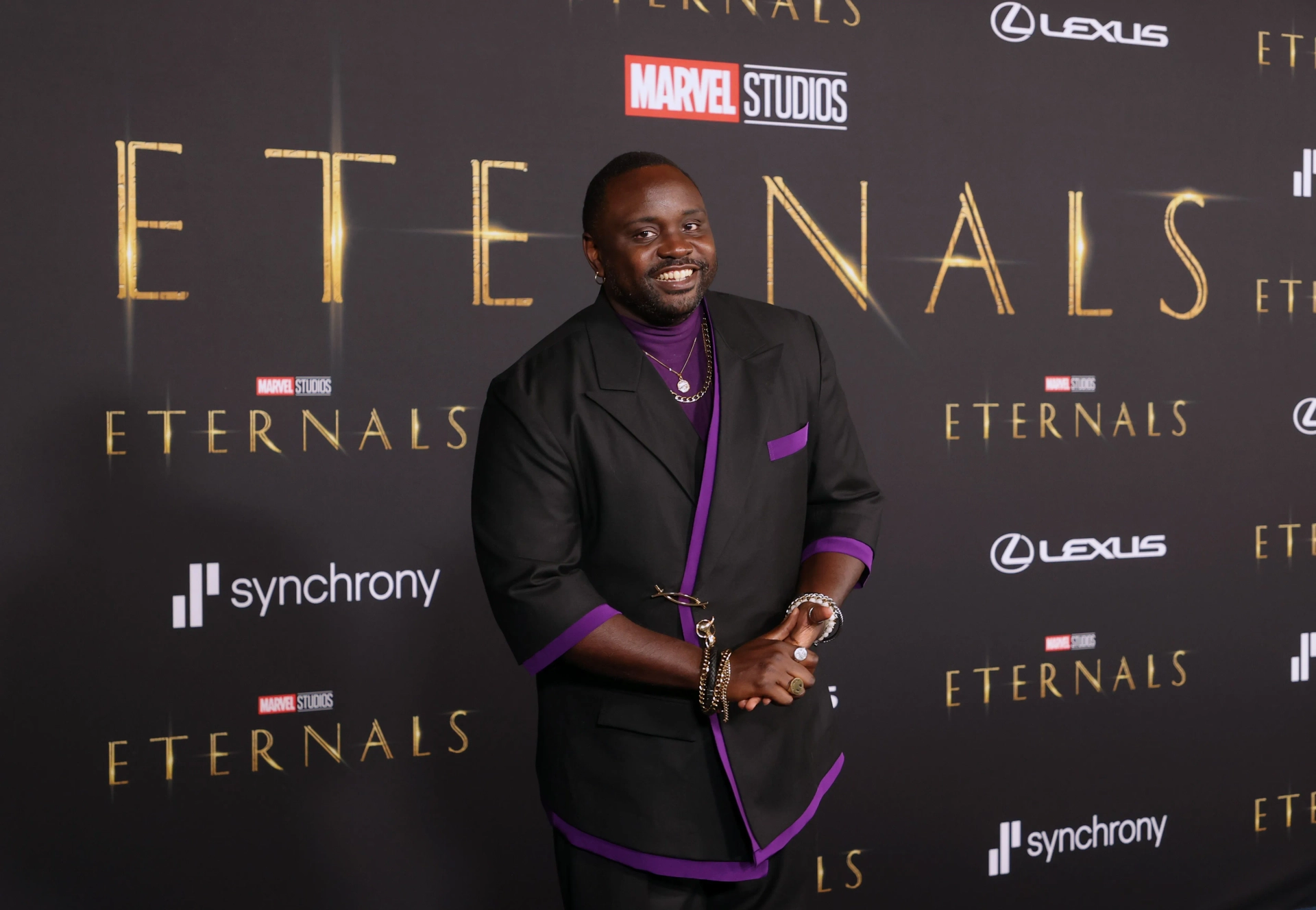 Brian Tyree Henry at an event for Eternals (2021)